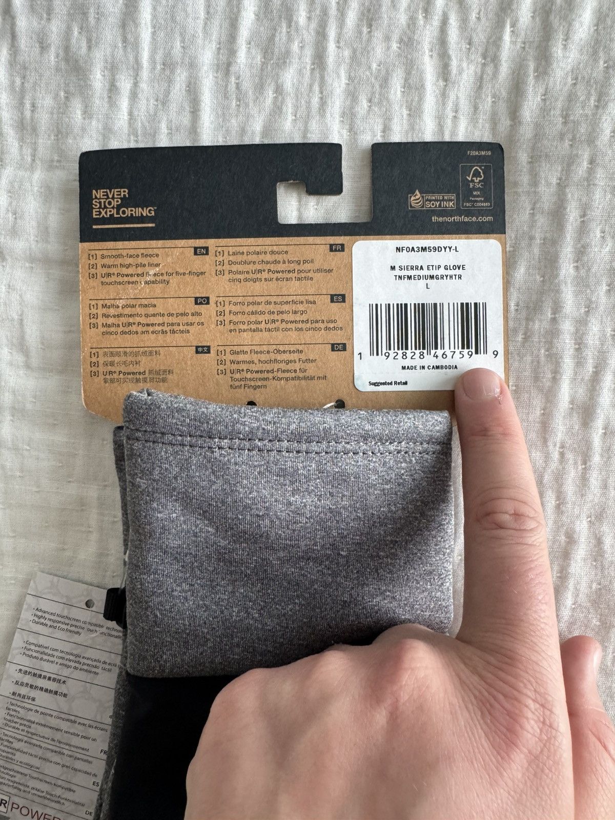 The North Face Sierra eTip Glove Size ONE SIZE - 3 Thumbnail
