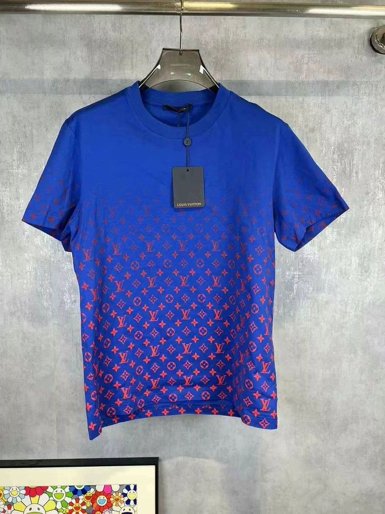 Louis Vuitton Louis Vuitton presbyopia gradient full LOGO short sleeves Size US L / EU 52-54 / 3 - 1 Thumbnail