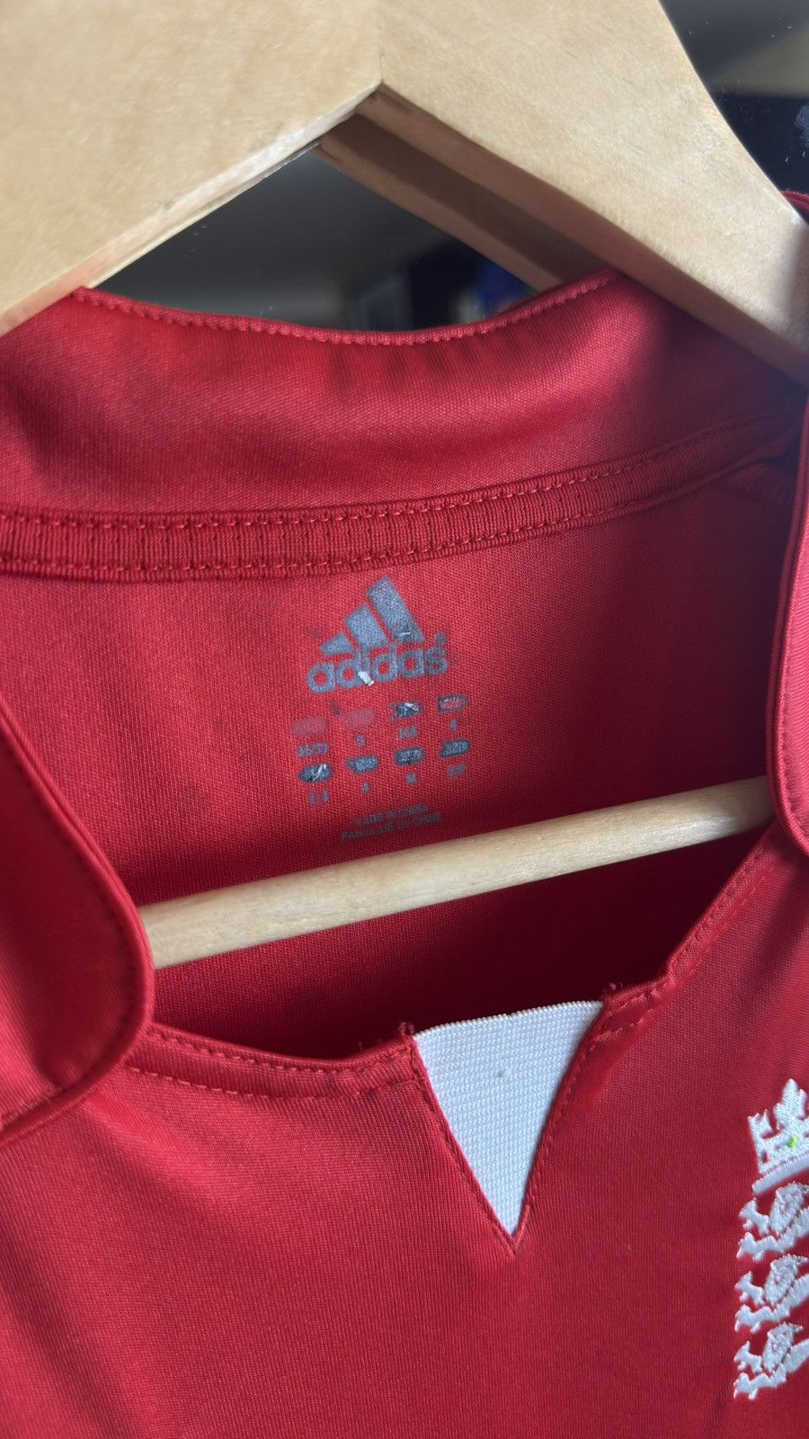 Adidas Adidas England Cricket V-Neck Vodafone Tech Jersey Size US L / EU 52-54 / 3 - 2 Thumbnail