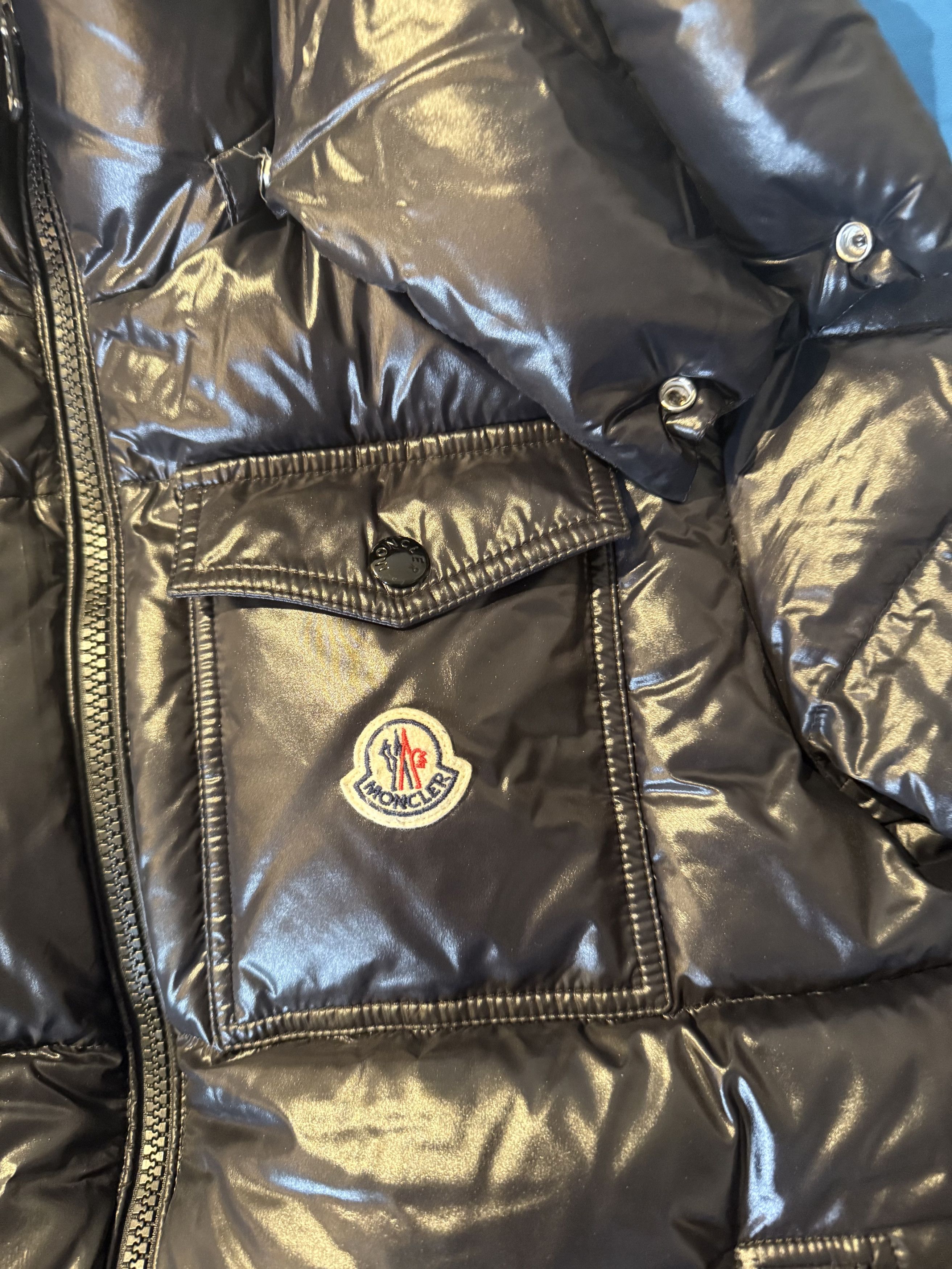 Moncler Moncler high-shine padded jacket Size US L / EU 52-54 / 3 - 3 Thumbnail