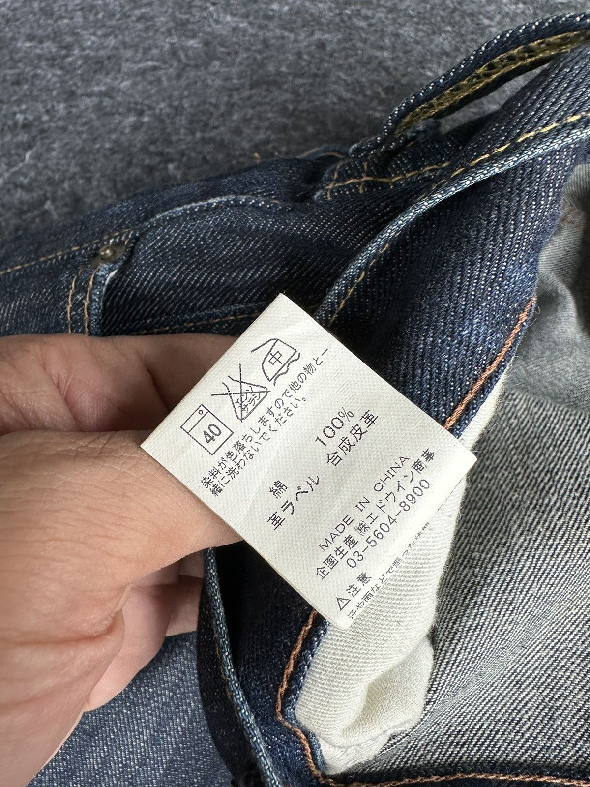 Beauty Beast × Vintage × Wrangler Vintage Wrangler Greensboro Washed Wax Blue Denim D456 Size US 34 / EU 50 - 15 Thumbnail