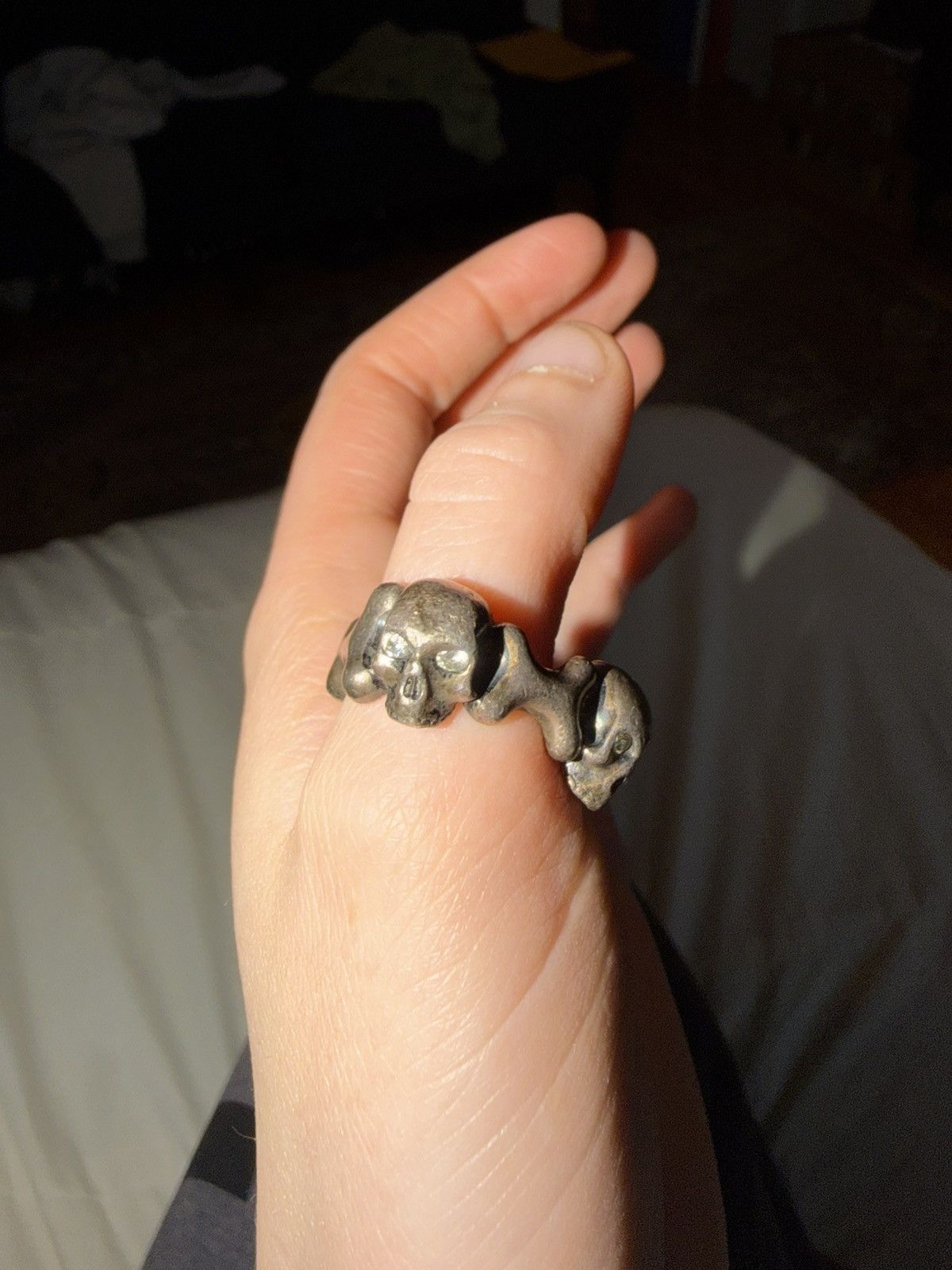 Stephen Webster Diamond Skull Ring Size ONE SIZE - 12 Thumbnail