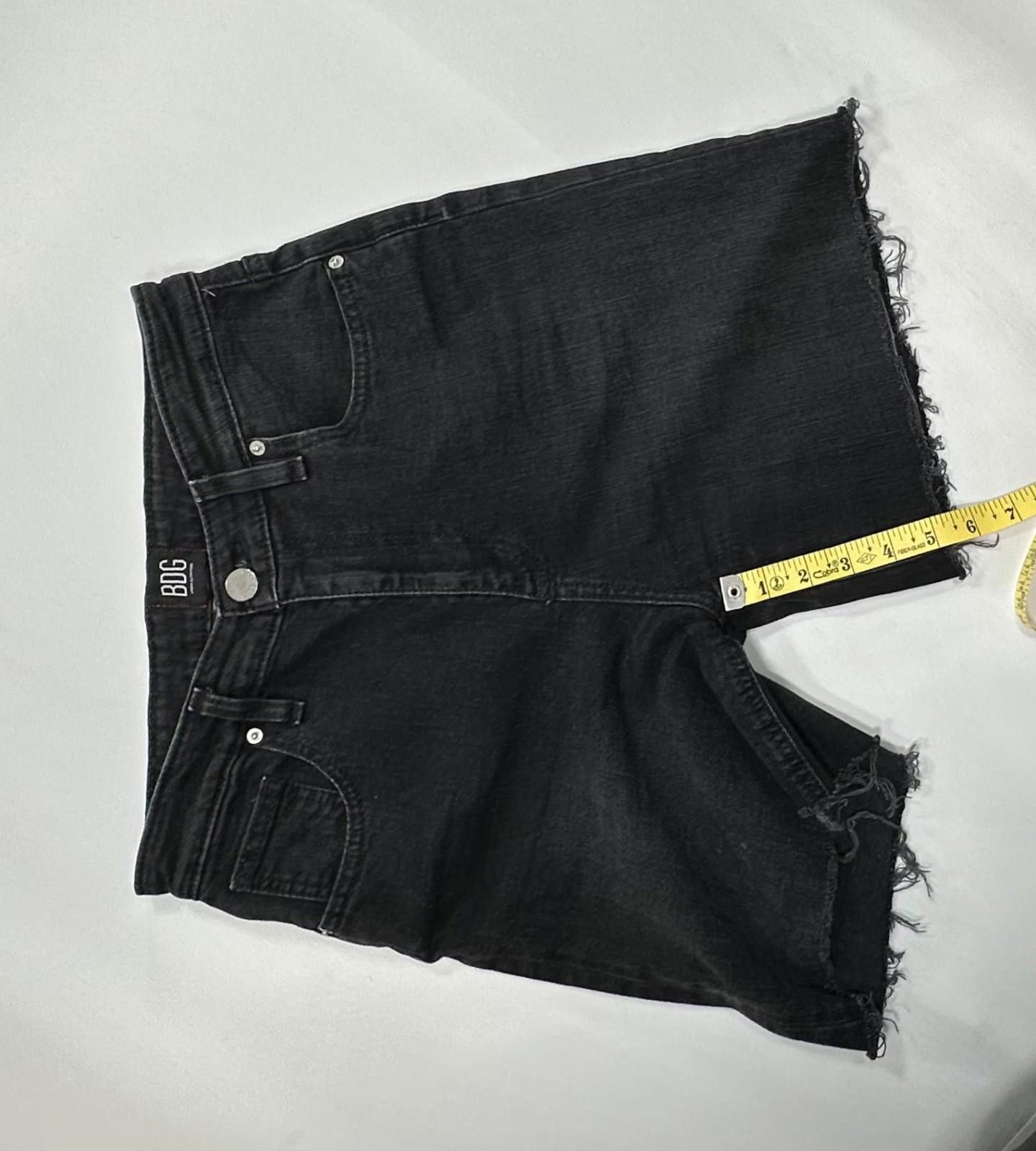 Bdg Urban Outfitters BDG Cutoff Denim Jean Shorts Black Women 29 Size 29" - 5 Thumbnail