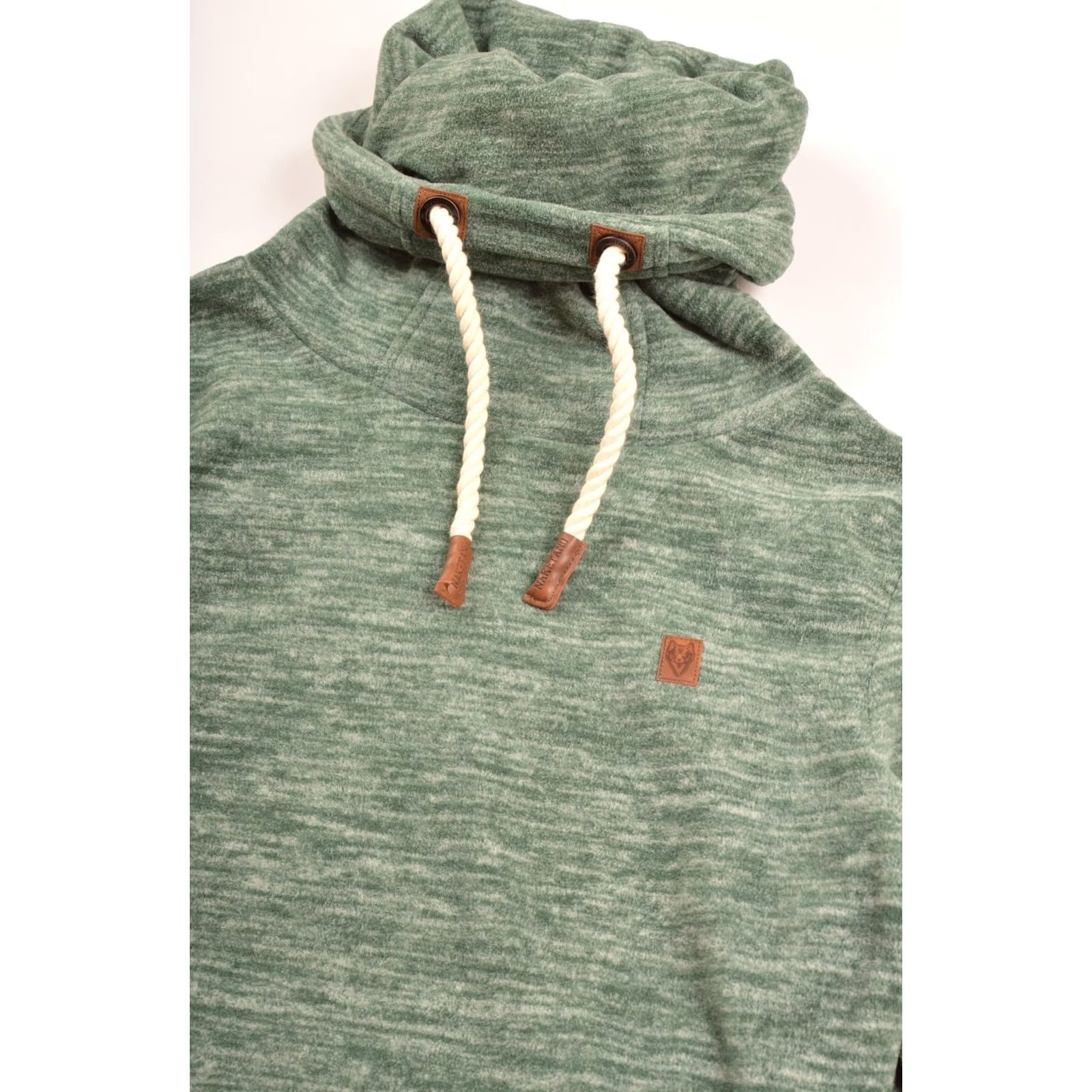 Vintage Naketano High Collar Green Fleece Sweatshirt Pullover M Adults Unisex Sweatshirt Green Pullover 65cm 55cm 46cm 69cm Mens Womens Boys Girls Size M / US 6-8 / IT 42-44 - 2 Thumbnail