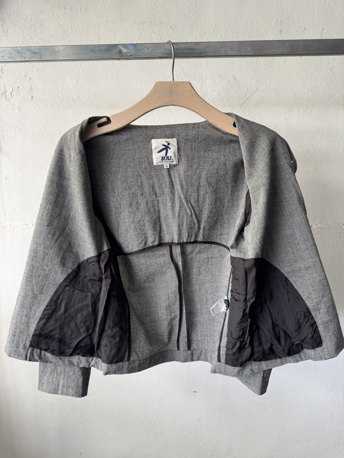 Issey Miyake 90s Hai Sporting Gear Rayon Wool Button jacket Size M / US 6-8 / IT 42-44 - 7 Thumbnail