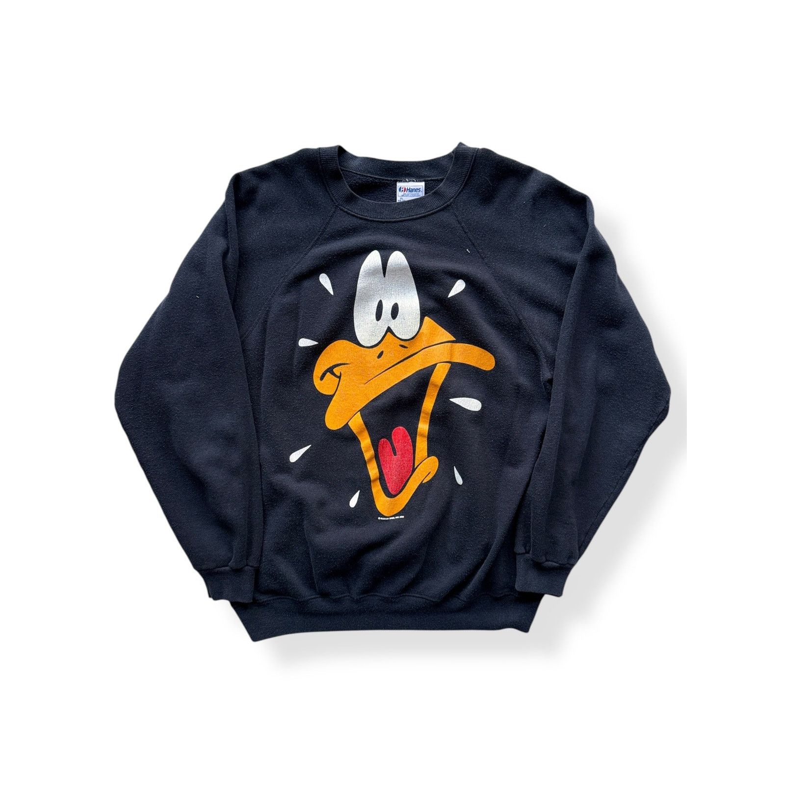 Warner Bros Vintage Daffy Duck Big Face Crewneck SZ XL Size US XL / EU 56 / 4 - 1 Thumbnail