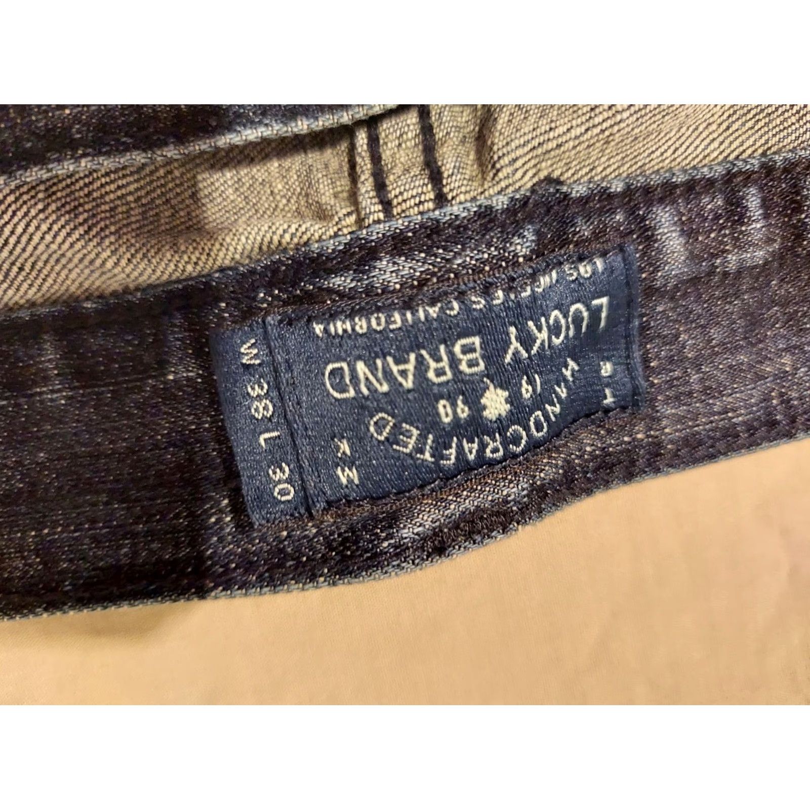 Lucky Brand Lucky Brand 221 Jeans 38x30 Denim Straight Regular 5-Pocket Blue Mens Pants Size US 38 / EU 54 - 6 Thumbnail