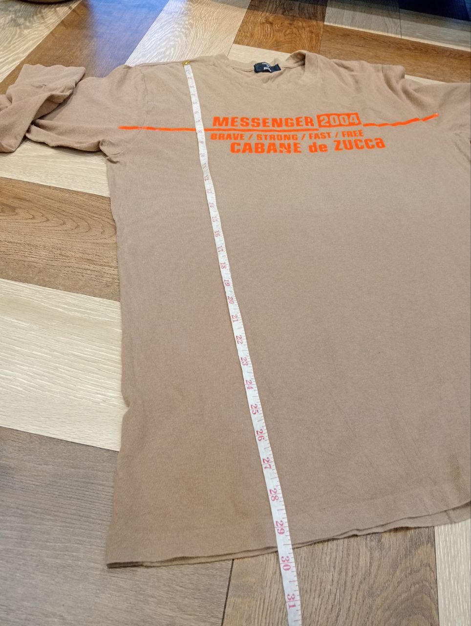 CABANE de ZUCCa CABANE DE ZUCCA ISSEY MIYAKE MESSENGER 2004 VINTAGE TSHIRT Size US M / EU 48-50 / 2 - 11 Thumbnail