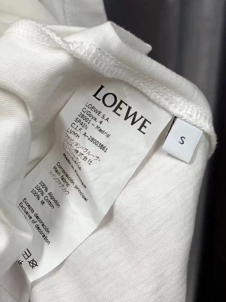 Loewe Loewe Pure white short-sleeved T-shirt Size S / US 4 / IT 40 - 5 Thumbnail