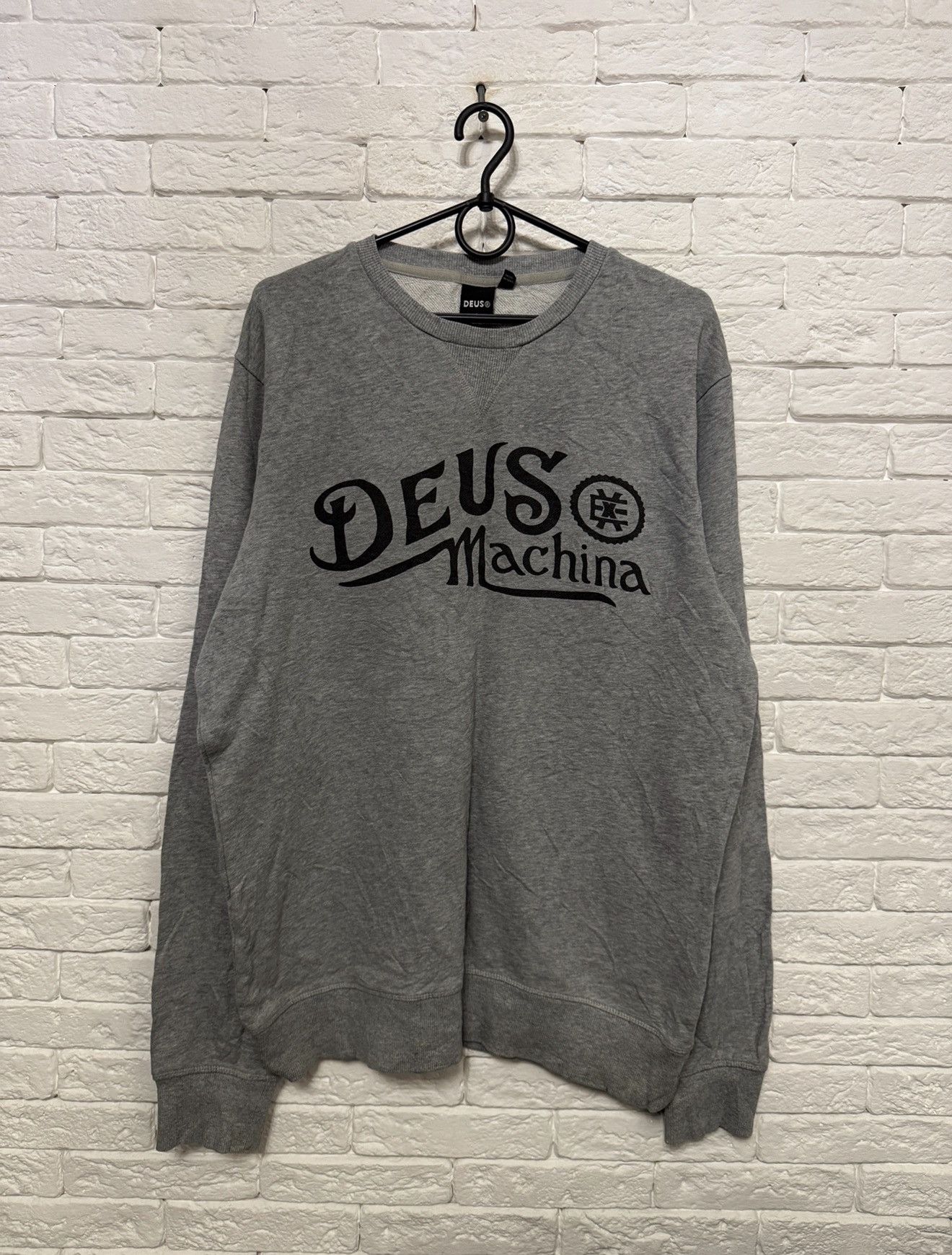 Deus Ex Machina Deus Ex Machina Huge Logo Man Sweatshirt Sz L Size US L / EU 52-54 / 3 - 1 Thumbnail