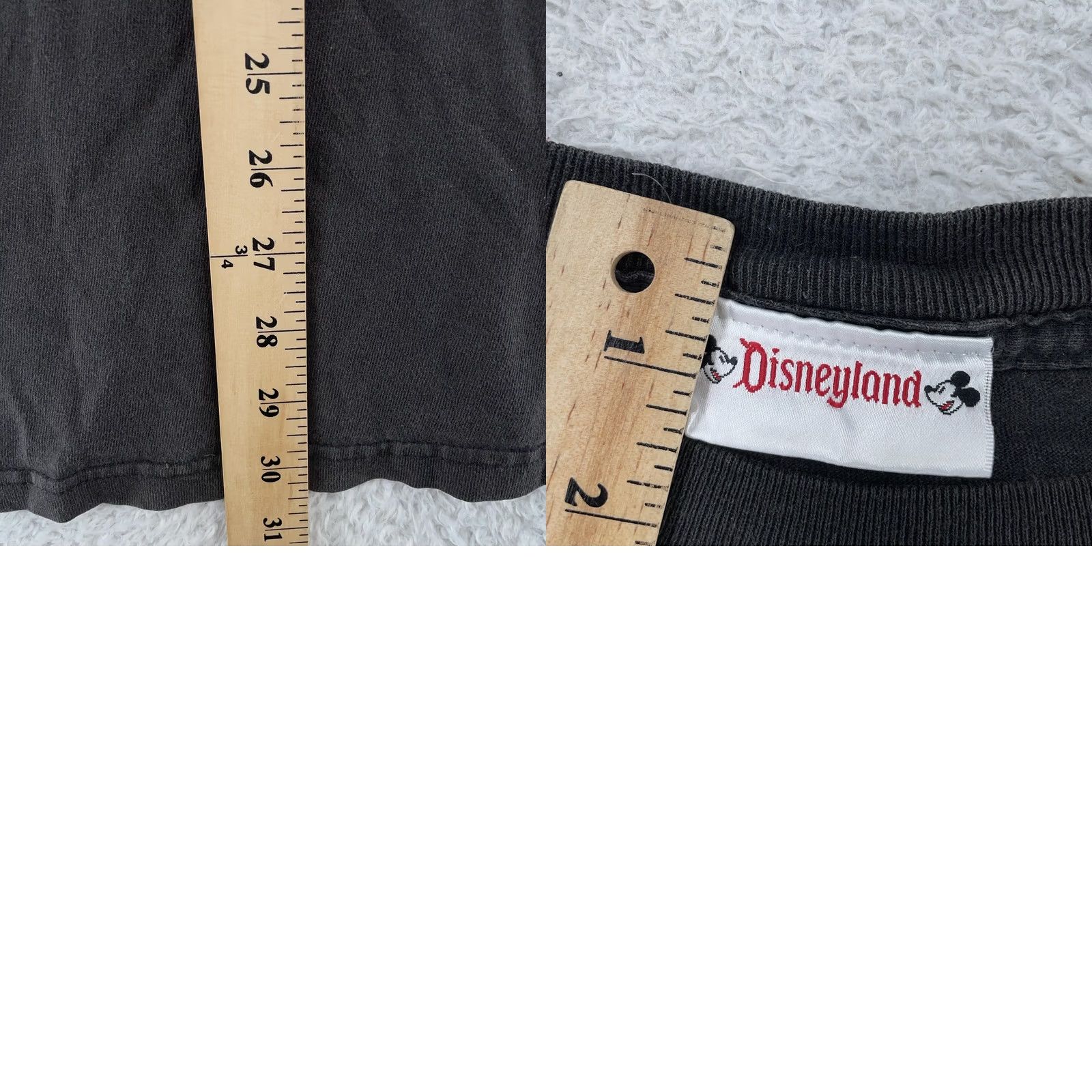 Disney VINTAGE Disney Disneyland Shirt 2XL Mickey Mouse Minnie Goofy Donald Pluto Crew Neck 90s Mens Black Graphic Print Size US XXL / EU 58 / 5 - 8 Thumbnail