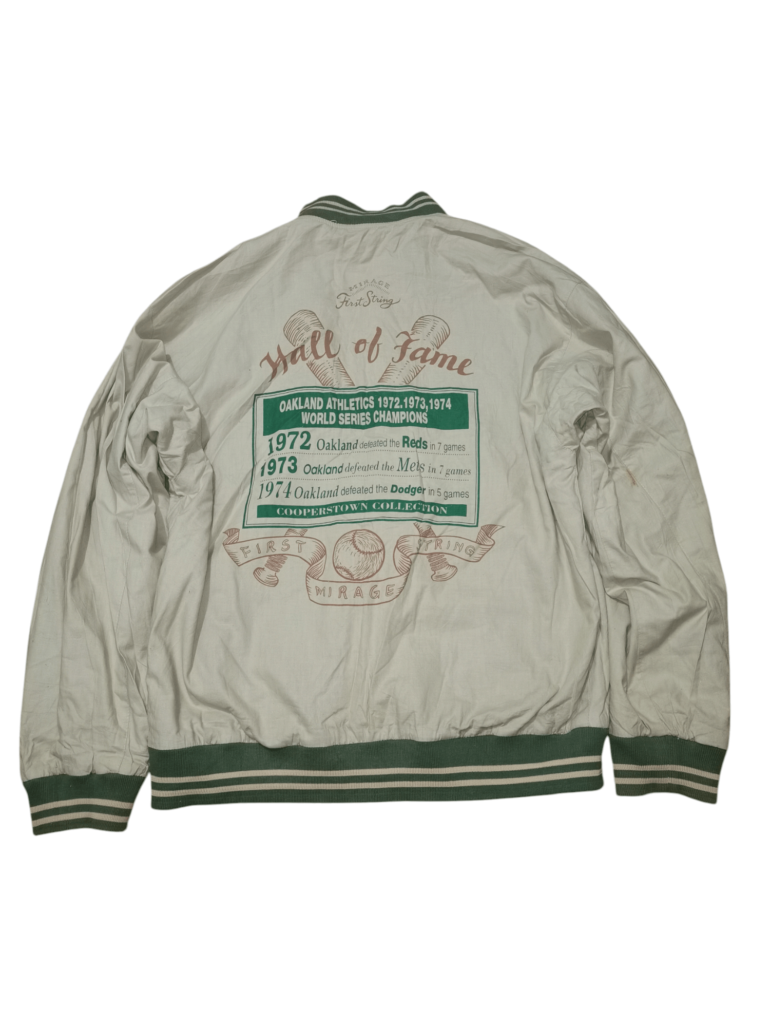Vintage Oakland athletics world series reversible jacket vintage Size US XL / EU 56 / 4 - 5 Thumbnail