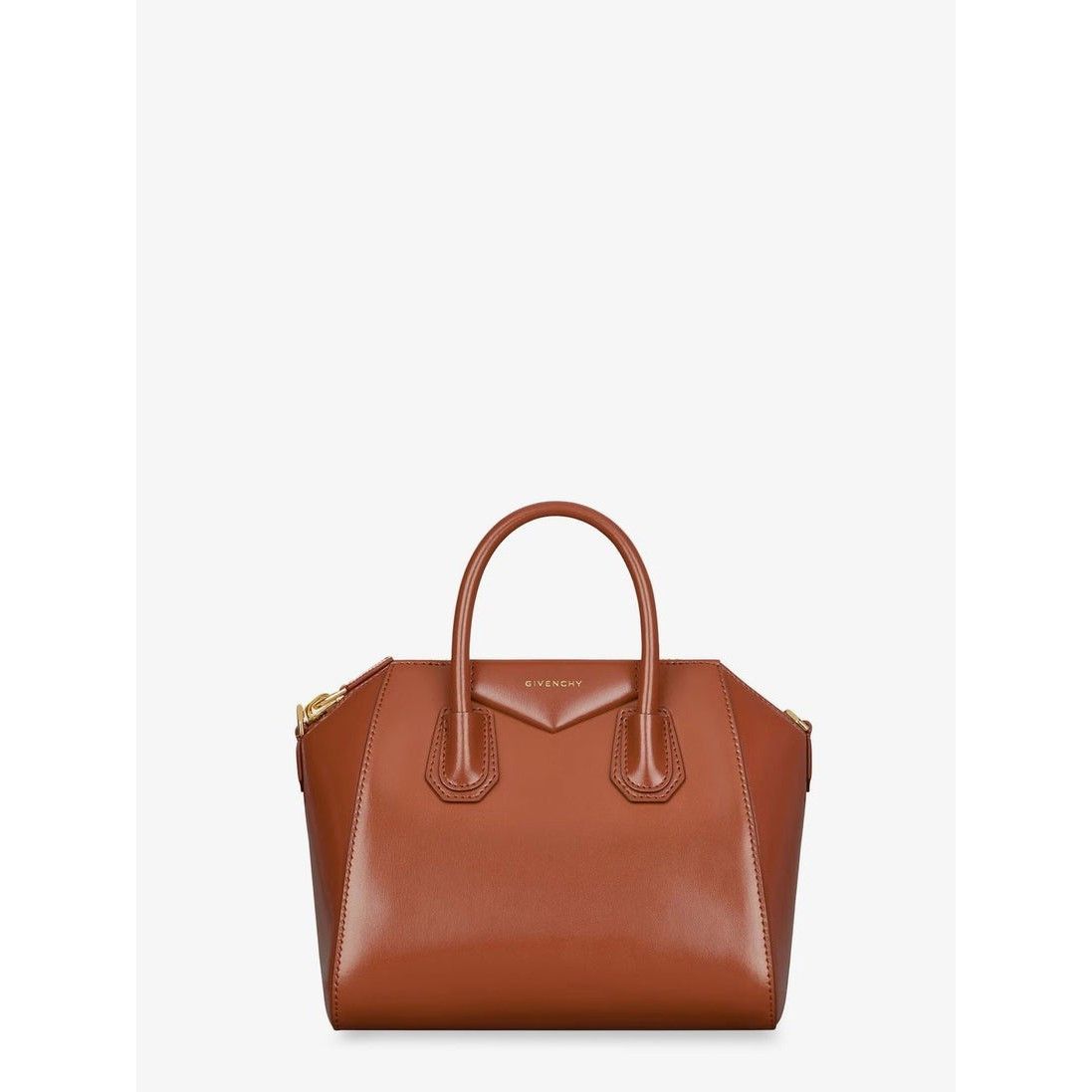 Givenchy GIVENCHY Antigona Mini Brown Leather Top Handle Bag New And Size ONE SIZE - 1 Thumbnail