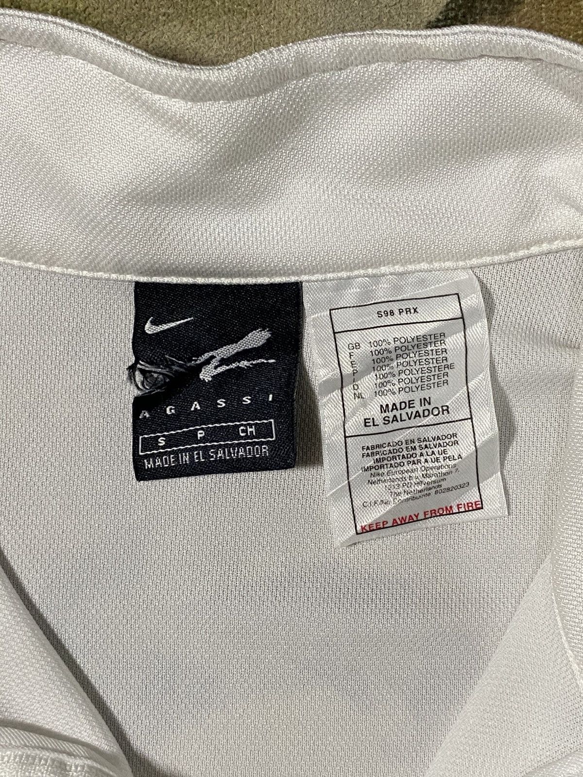Nike Vintage Nike x Andre Agassi Half-Zip Drifi Polo Shirt Size US S / EU 44-46 / 1 - 5 Thumbnail