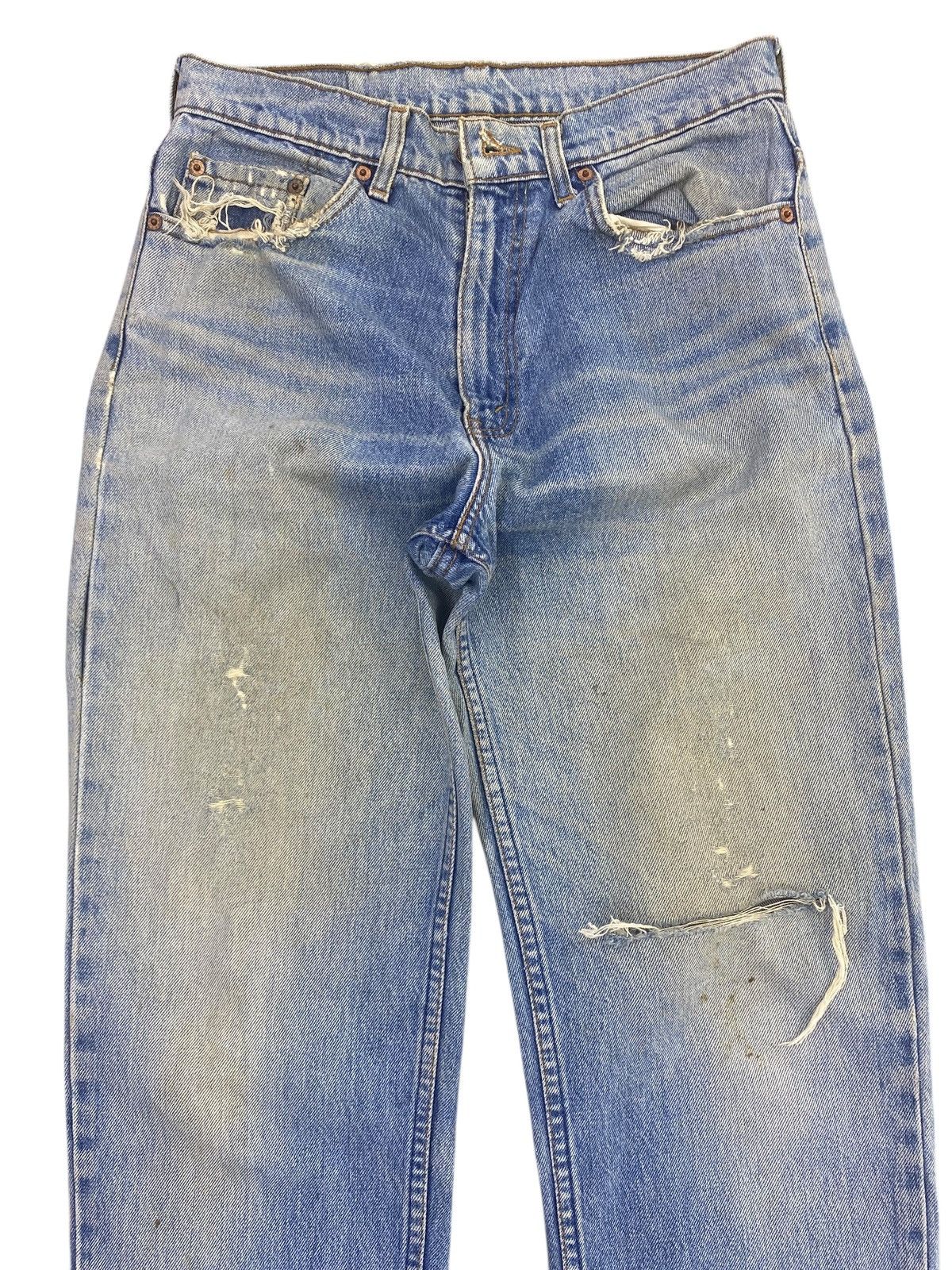Levi's Levi’s Acid Blue Wash Style Ripped Jeans Size US 28 / EU 44 - 2 Thumbnail