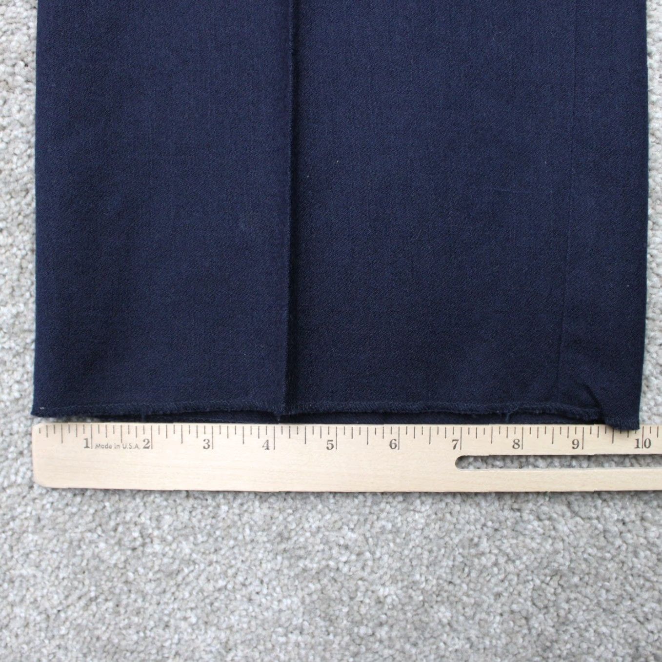 Vintage VTG Sergio Valente Pants NWT Mens 38 Navy Blue Wool Flat Front Dress Pants Regular Blue 38 Mens Straight Front Pockets 100% Wool NWT Formal Preppy Size US 38 / EU 54 - 4 Thumbnail