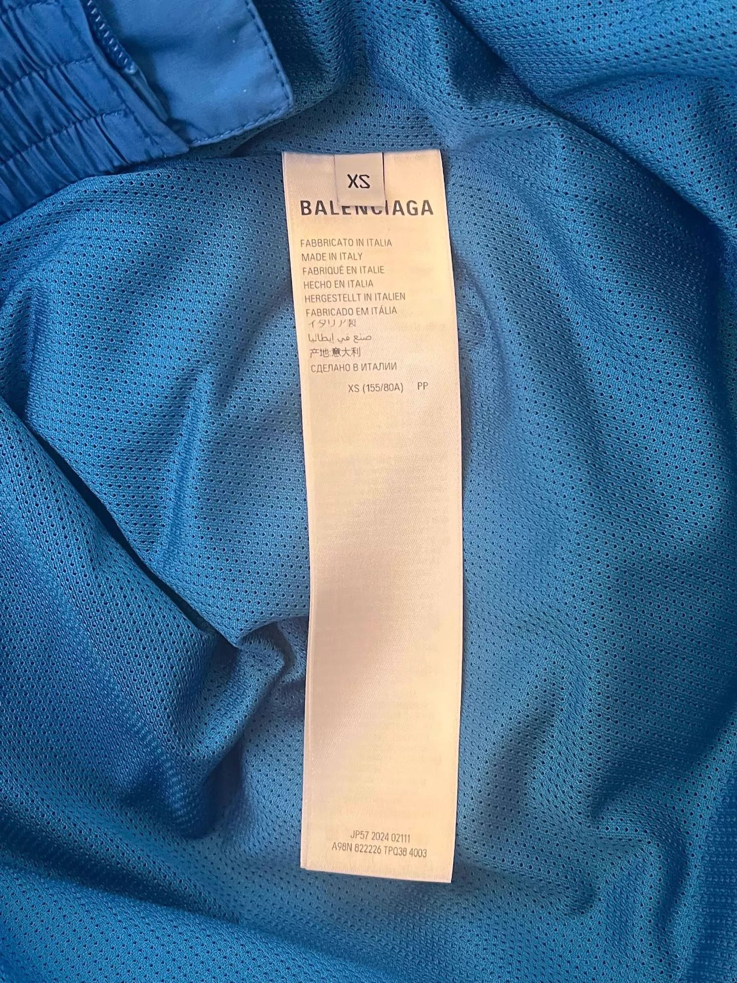 Balenciaga Balenciaga Digital Embroidered Zipper Stand Collar Jkt XS Size US XS / EU 42 / 0 - 5 Thumbnail