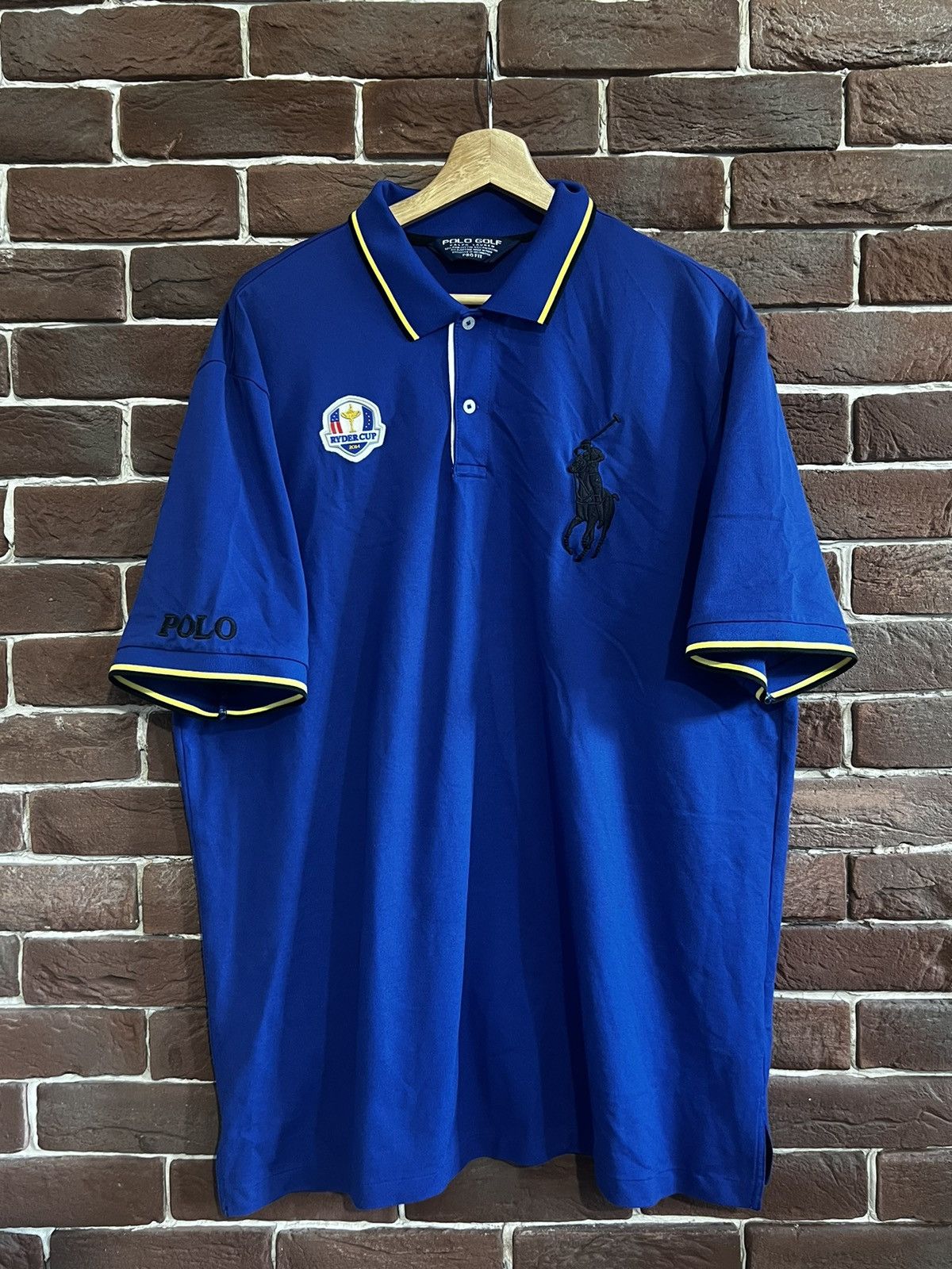 Ralph Lauren Golf Ryder Cup 2014 Big Pony Hype Rare XL Blue
