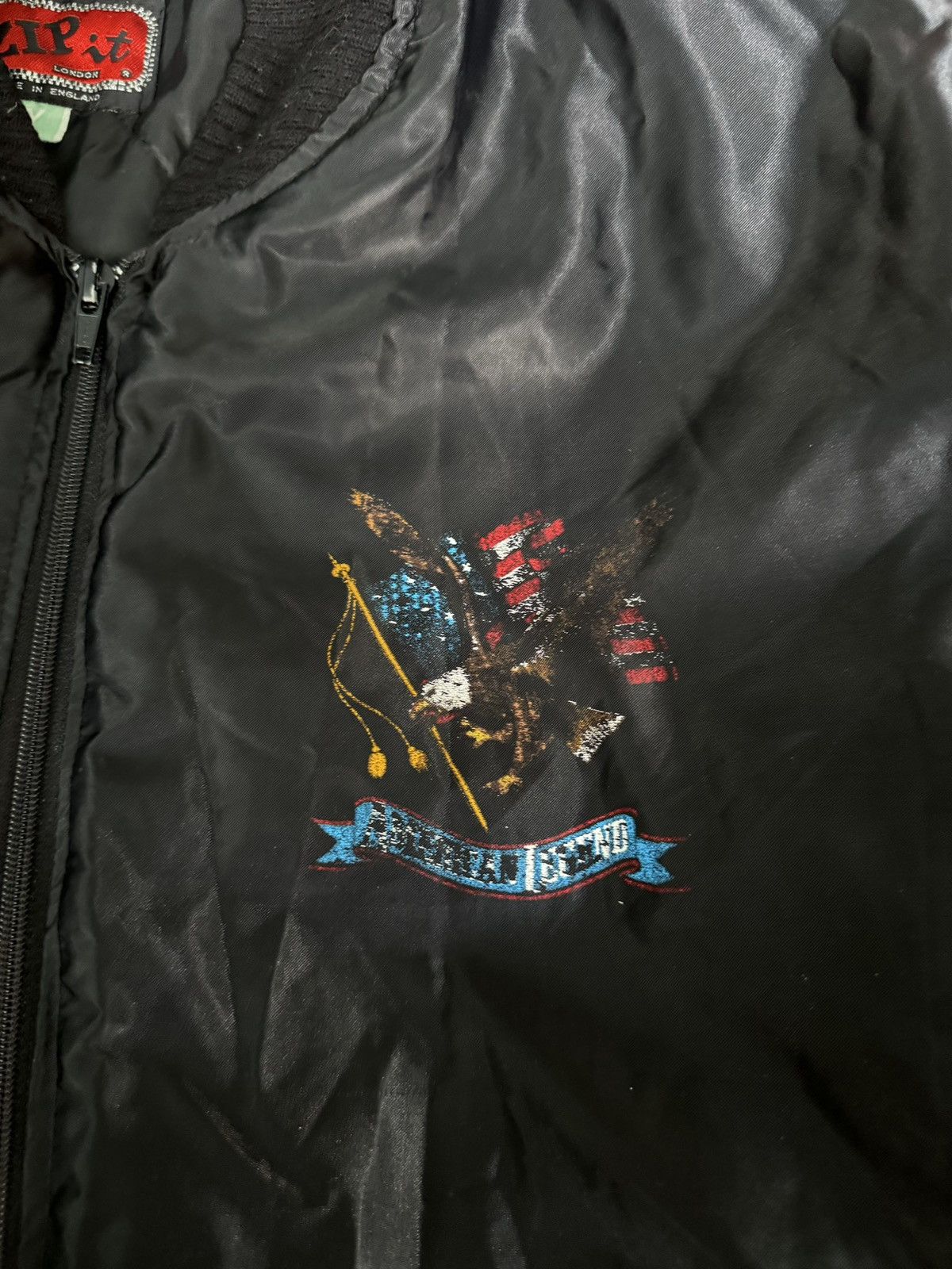 Vintage 🇺🇸 Zip It American Legend 2000s vintage bomber jacket Size US XL / EU 56 / 4 - 4 Thumbnail