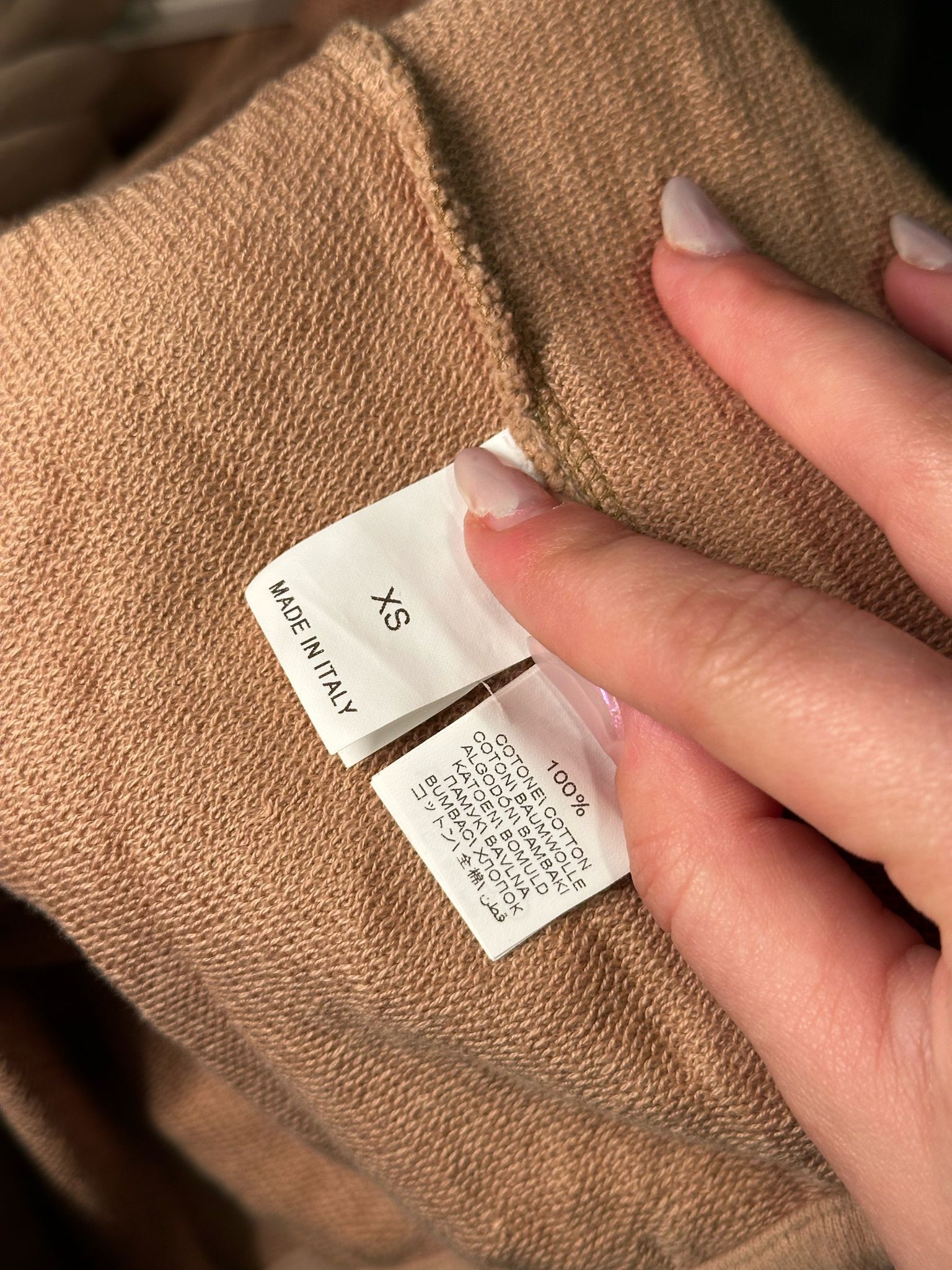 Brunello Cucinelli Brunello Cucinelli Beige Cotton Hoodie & Jogger Set Size XS / US 0-2 / IT 36-38 - 4 Thumbnail