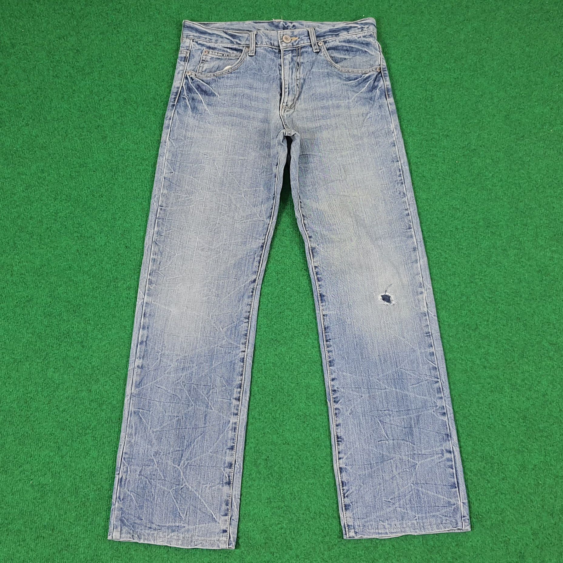 Japanese Brand × Vintage Vintage Back & Forth Wings Print Graphic Japanese Brand Jean Size US 31 - 3 Thumbnail