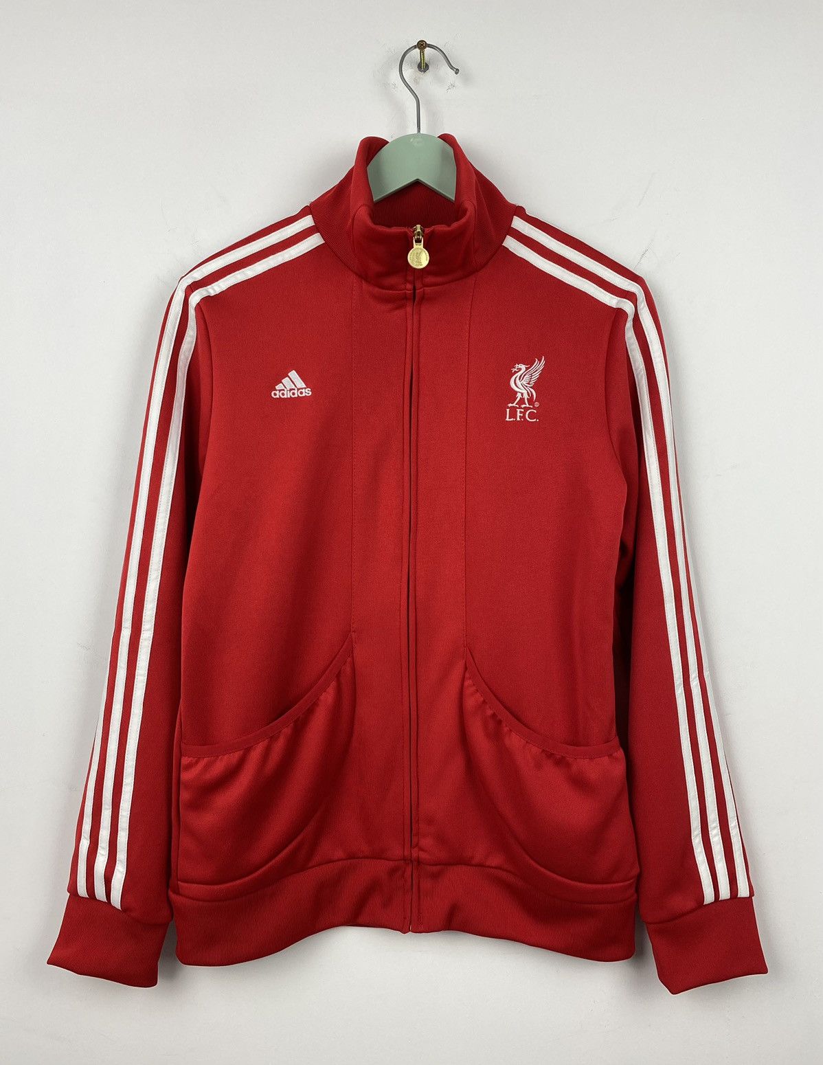Adidas Liverpool 2010 2011 Women Soccer Track Jacket PSG Chelsea Size M / US 6-8 / IT 42-44 - 1 Thumbnail
