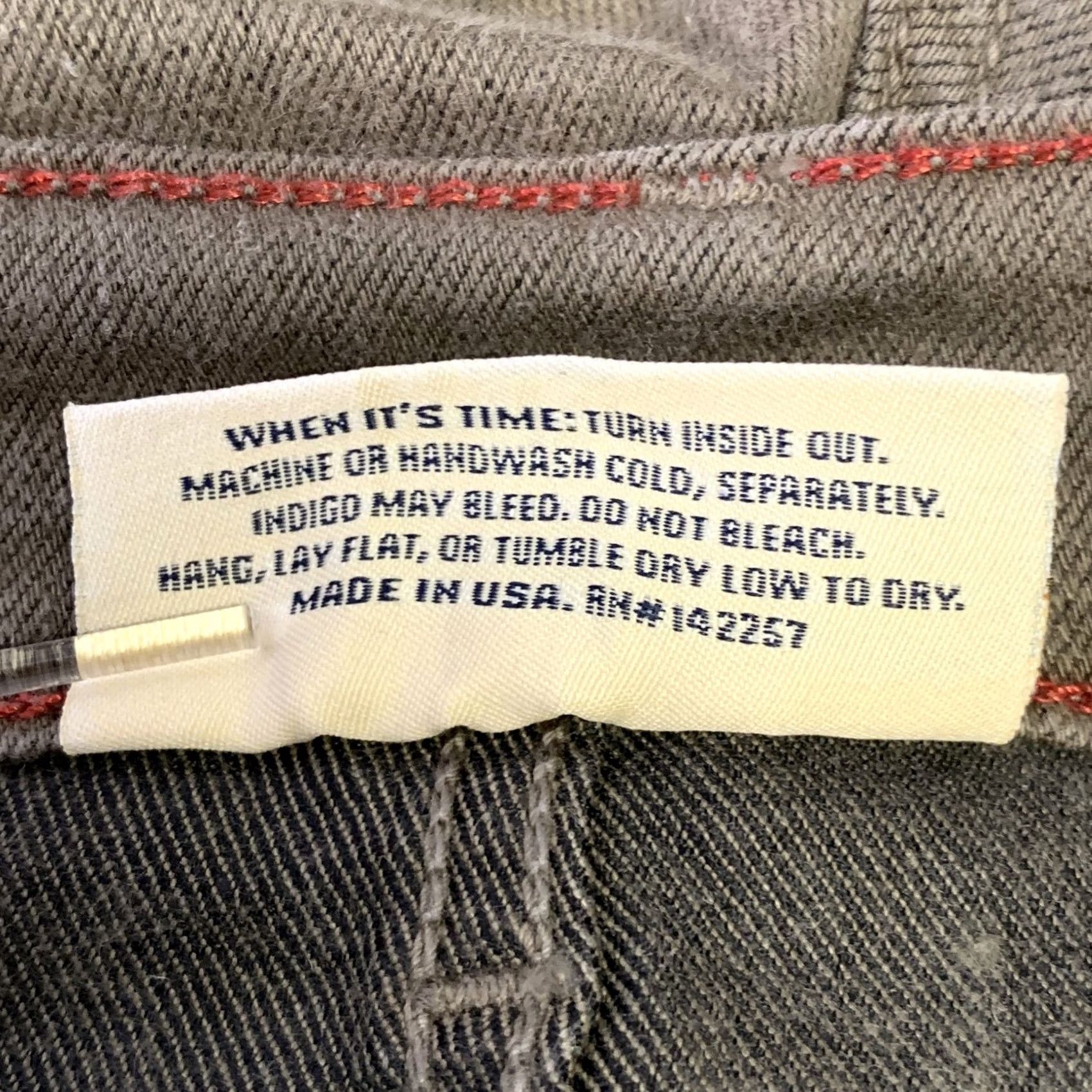 Vintage RALEIGH Slim Fit Jeans Size 34 Green Olive Cotton Blend Size US 34 / EU 50 - 4 Thumbnail