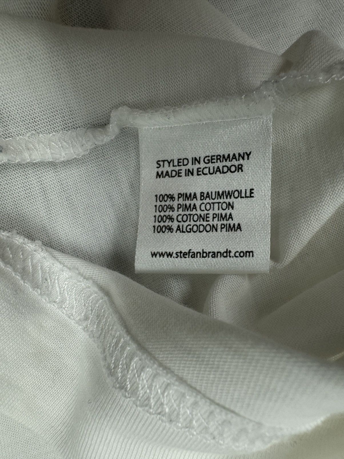 Other Stefan Brandt Men Pima Long Sleeve T-Shirt White Size S Size US S / EU 44-46 / 1 - 6 Thumbnail