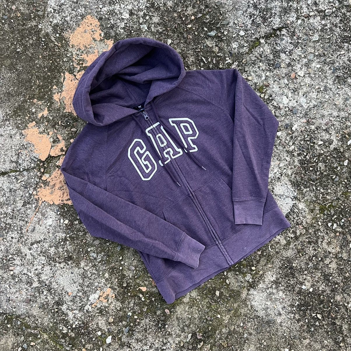Gap × Vintage Gap Vintage y2k Hoodie Sweatshirt Sweater Zip Up Size S / US 4 / IT 40 - 2 Thumbnail