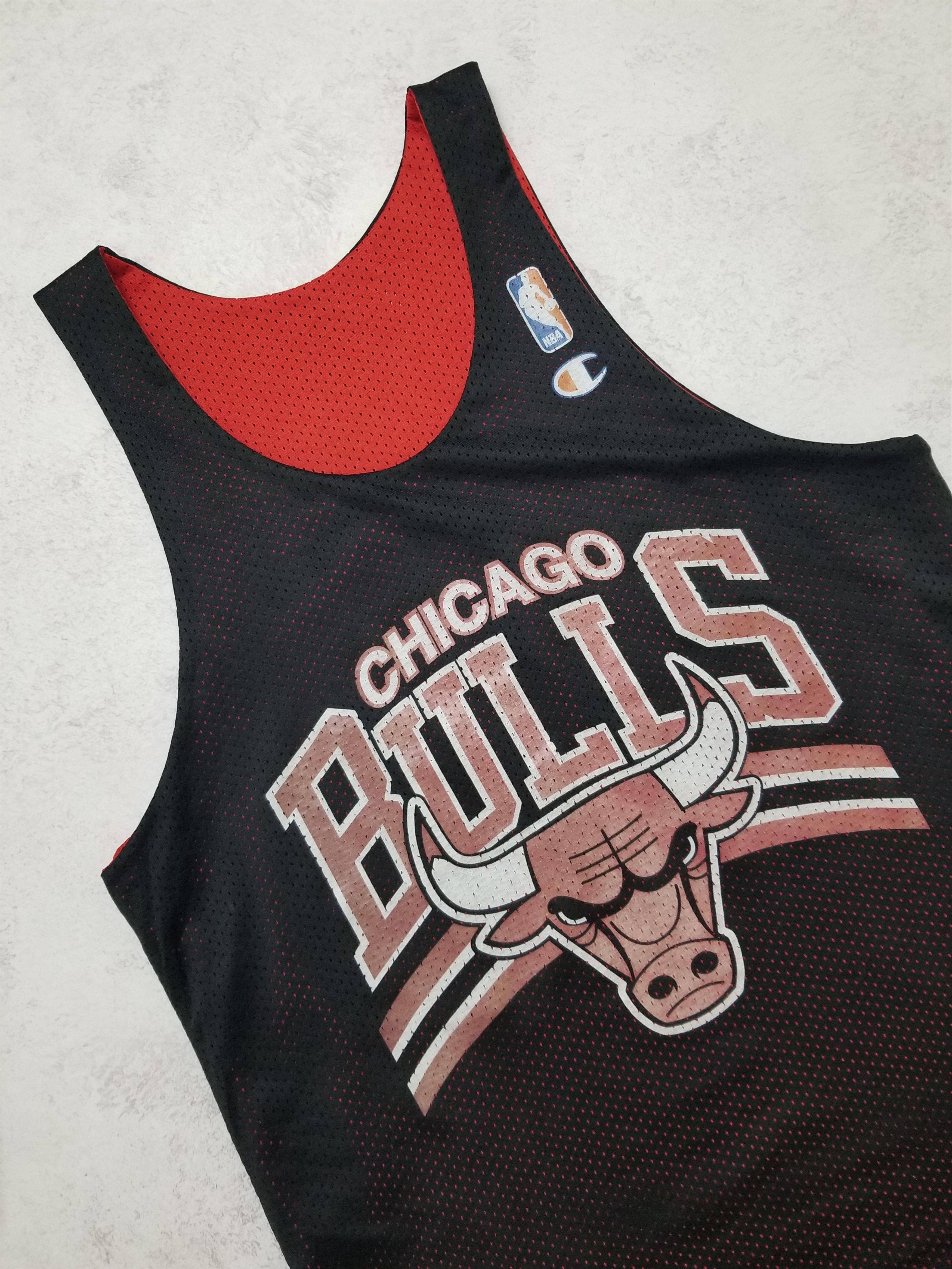 Champion VTG Reversible Chicago Bulls NBA Basketball Jersey Size US XXS / EU 40 - 6 Thumbnail