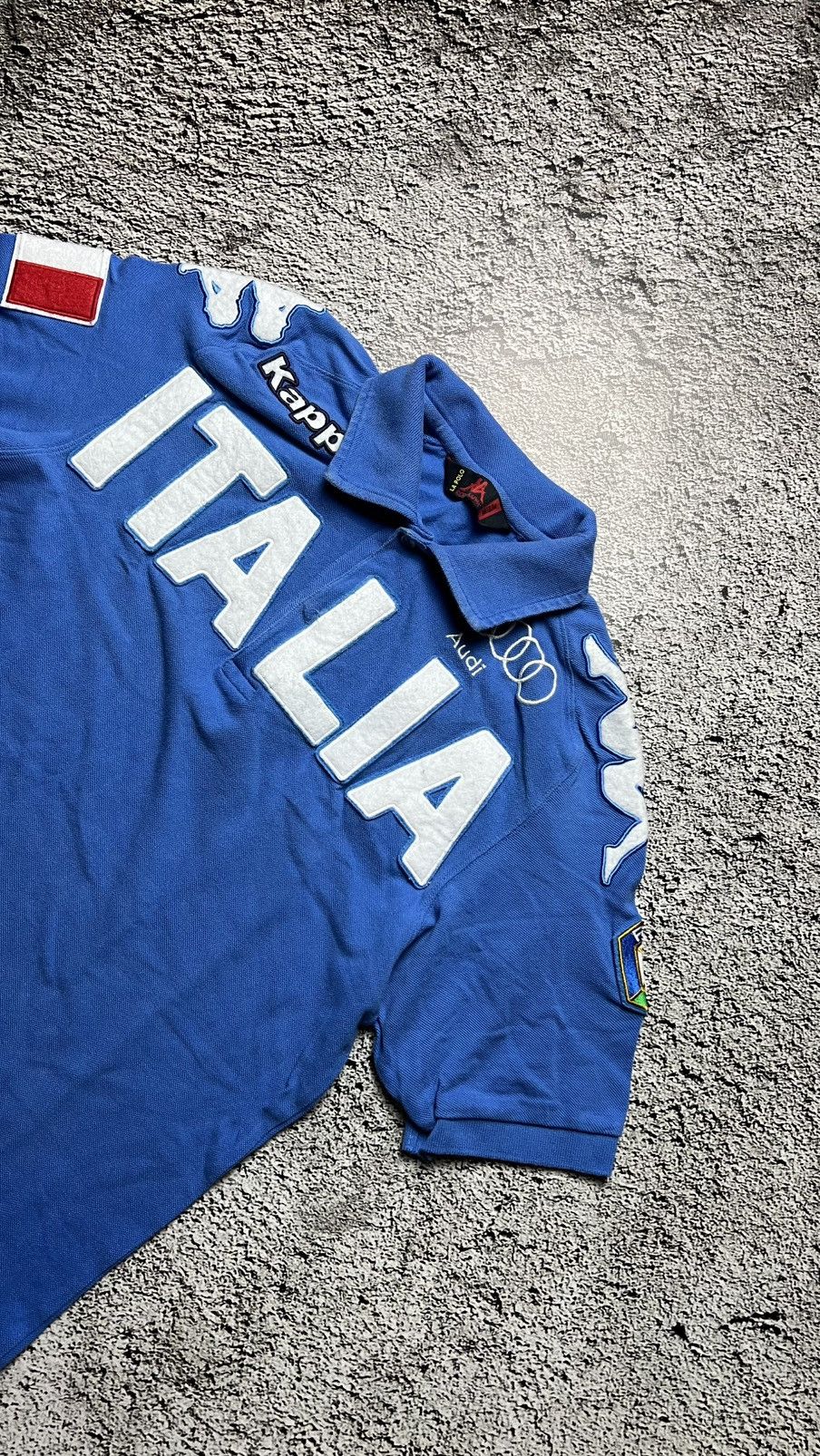 Kappa gara Italy winter olympics fisi audi vintage polo