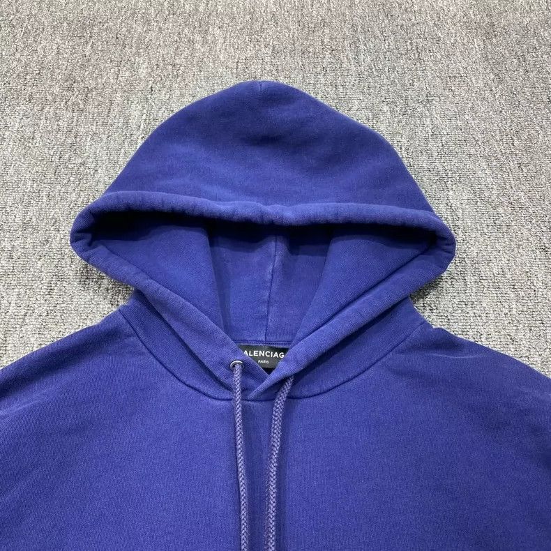 Balenciaga Balenciaga Hooded Sweatshirt with Logo-2505 Size US S / EU 44-46 / 1 - 3 Thumbnail