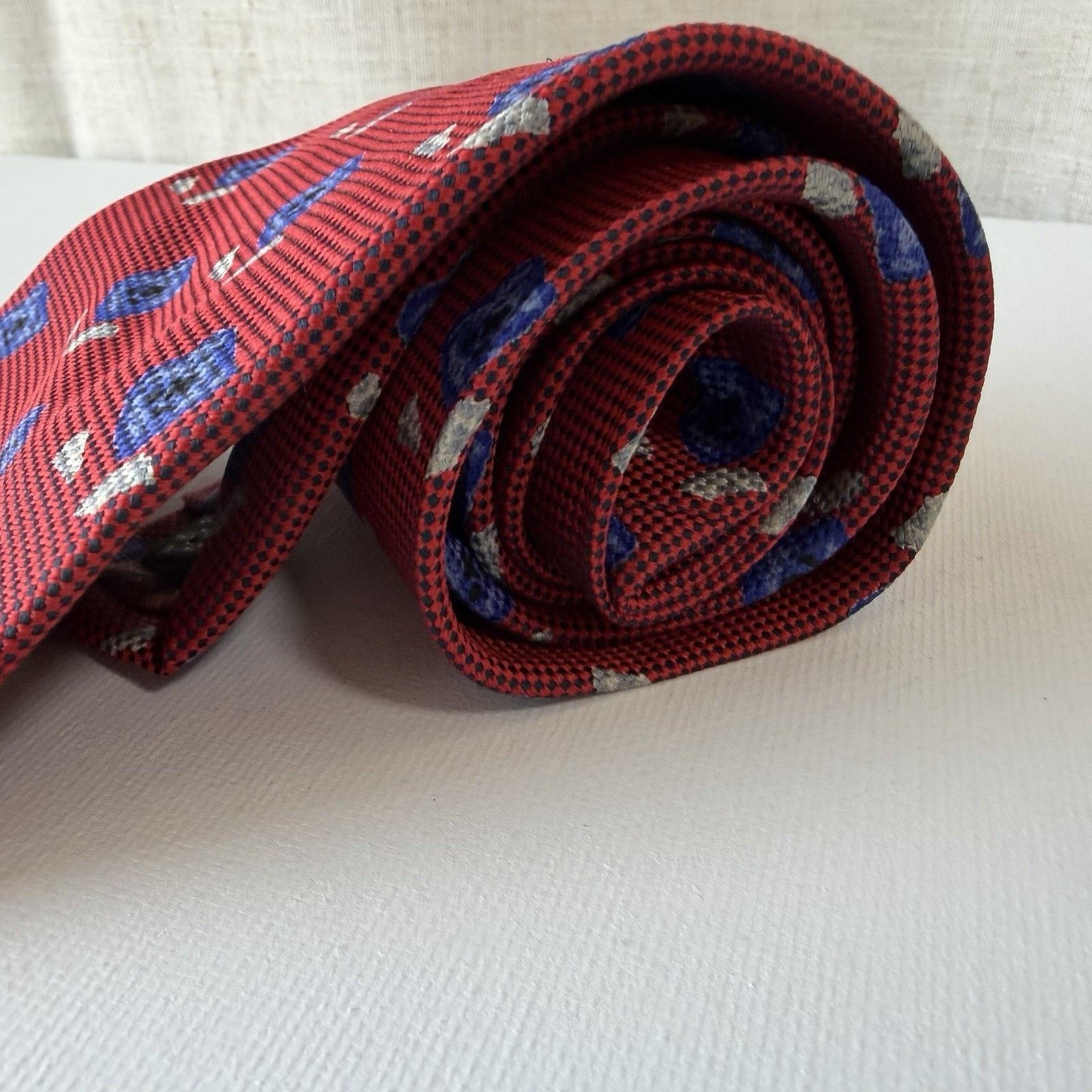 Vintage Biella Silk Tie Made in Italy for Britches of Georgetown VTG Size ONE SIZE - 10 Thumbnail