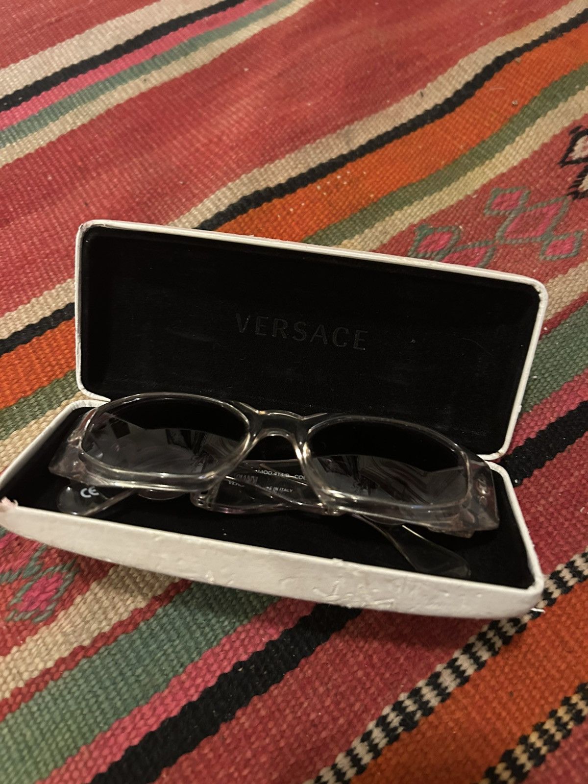 Versace Transparent 90s Versace Sunglasses Rare - Seen on Rihanna Size ONE SIZE - 9 Thumbnail
