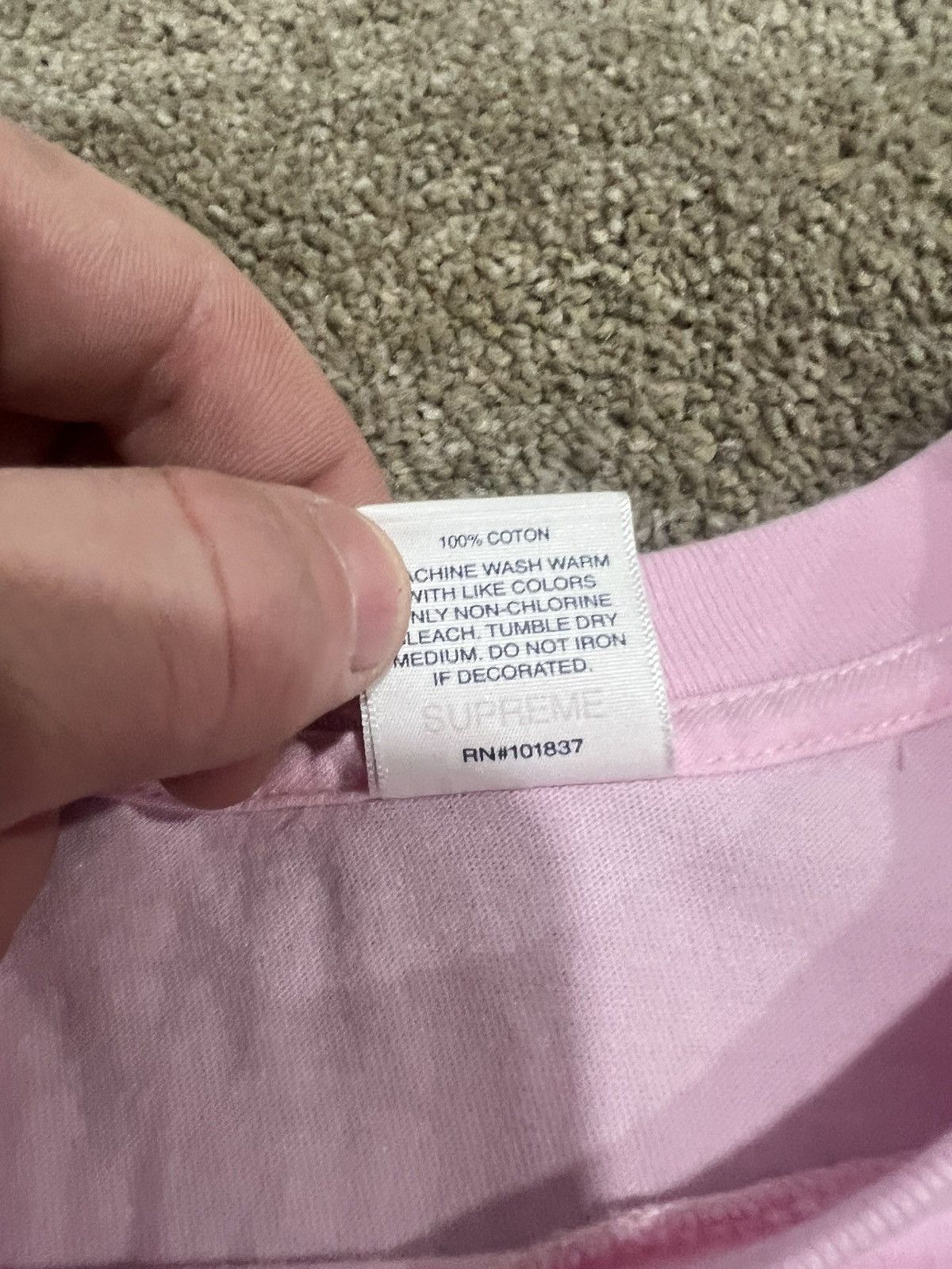 Supreme Supreme Dan Johnston Kill Em All Tee - Pink - Size Large Size US L / EU 52-54 / 3 - 4 Thumbnail