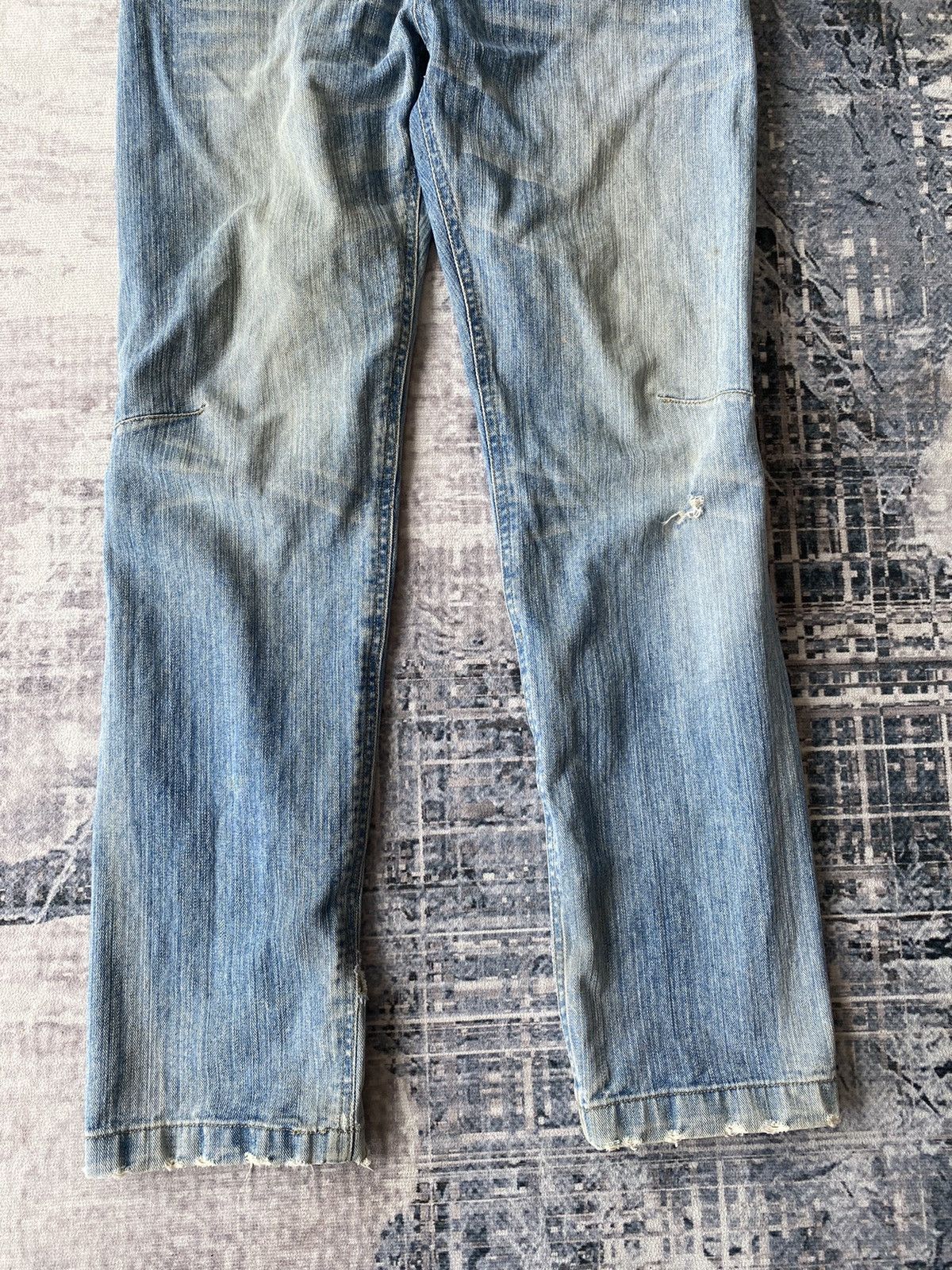 Japanese Brand Japanese Brand Distressed Denim Size US 32 / EU 48 - 5 Thumbnail