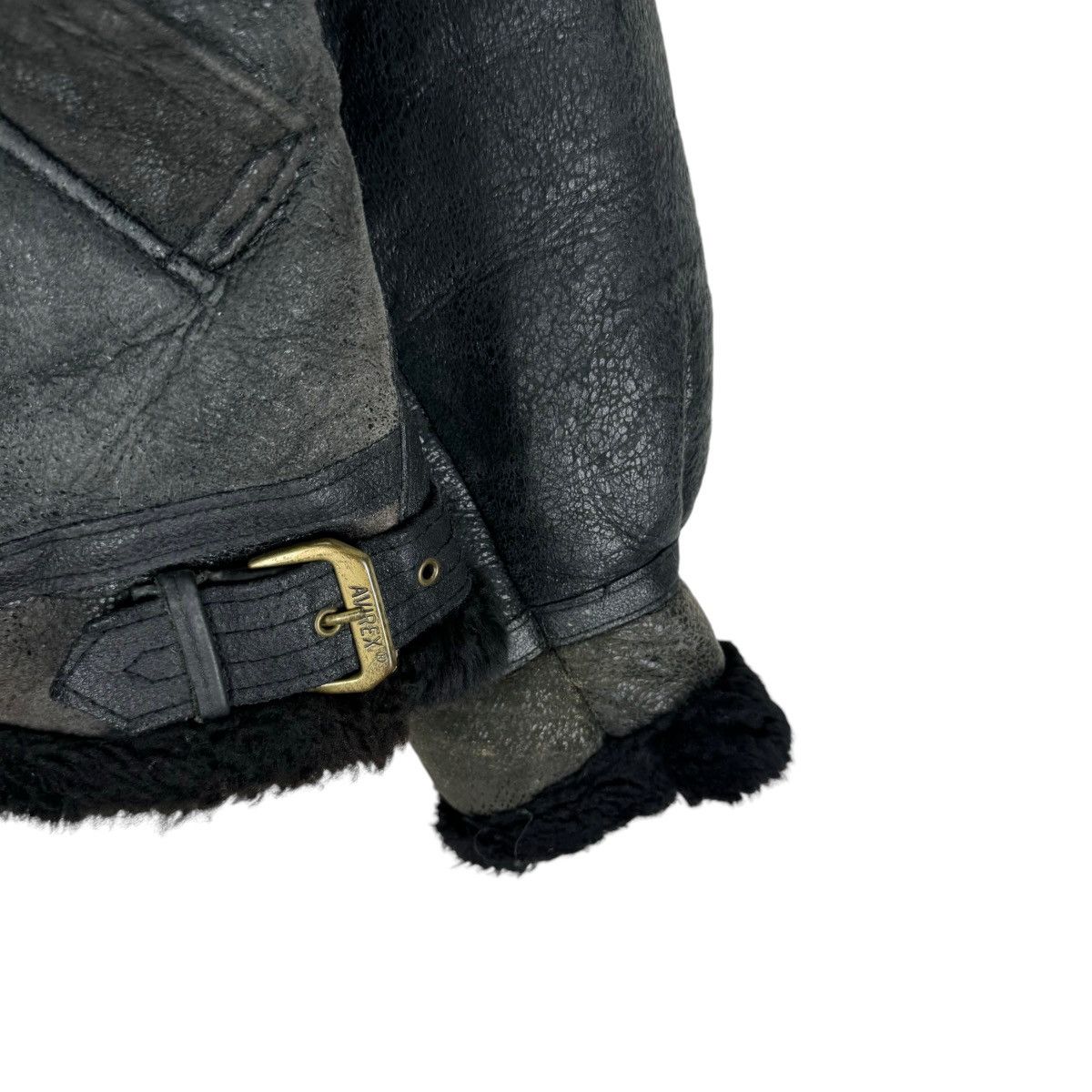 Avirex ⚡️AVIREX LIMITED SHEEPSKIN LEATHER TYPE B3 BLACK JACKET Size US M / EU 48-50 / 2 - 5 Thumbnail