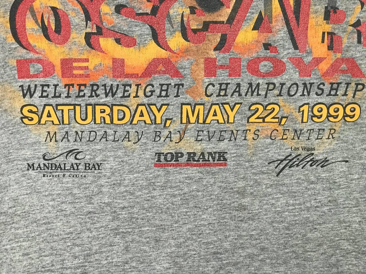 Vintage vintage 1999 Oscar De La Hoya Welterweight Championship Size US XL / EU 56 / 4 - 5 Thumbnail