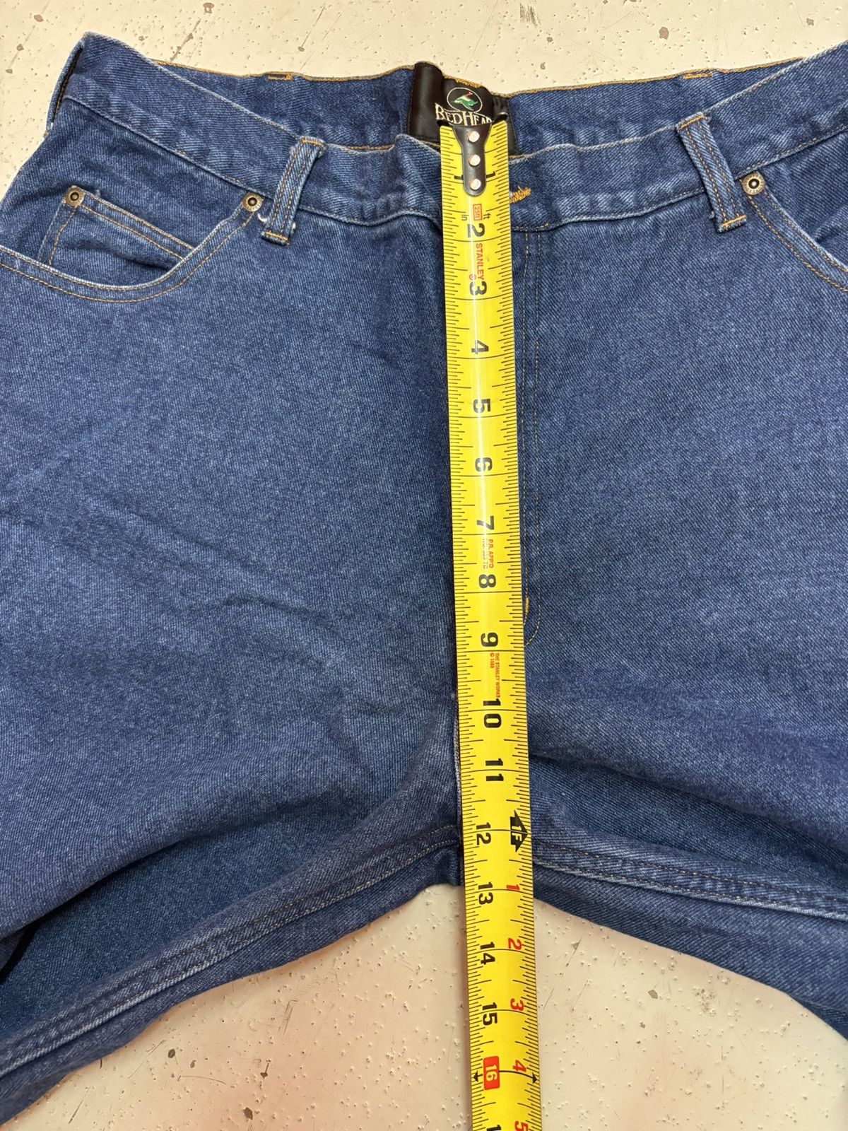 Vintage ***FINAL DROP***RARE REDHEAD FLEECE LINED DENIM PANT 38x32 Size US 38 / EU 54 - 6 Thumbnail