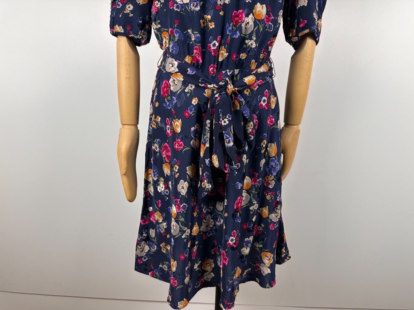 Ralph Lauren Ralph Lauren Blue Floral Dress Black Label Size 6 Size M / US 6-8 / IT 42-44 - 3 Thumbnail