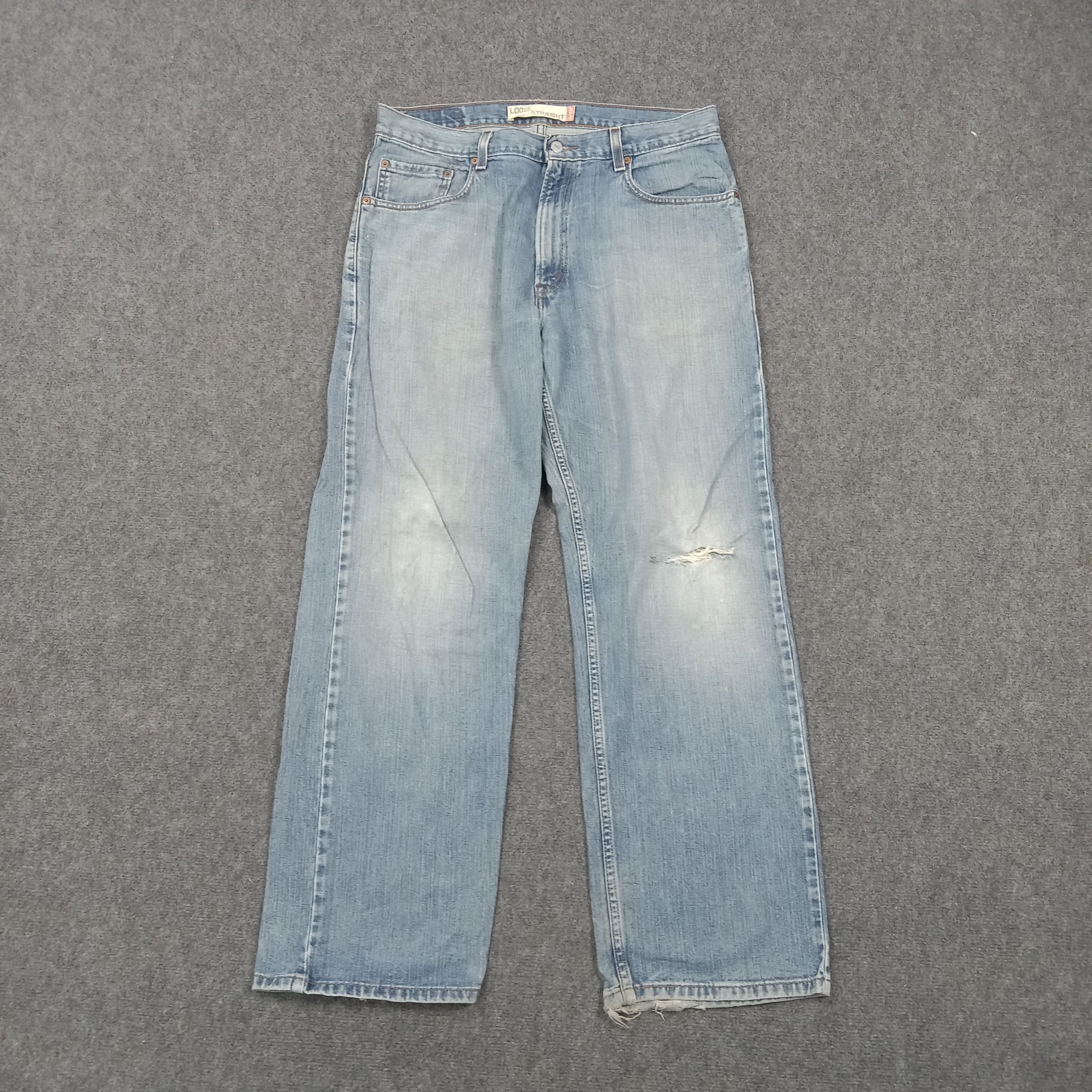 Levi's Levi's 569 Loose Fit American Distressed Denim Jeans C280N18 Size US 34 / EU 50 - 1 Thumbnail