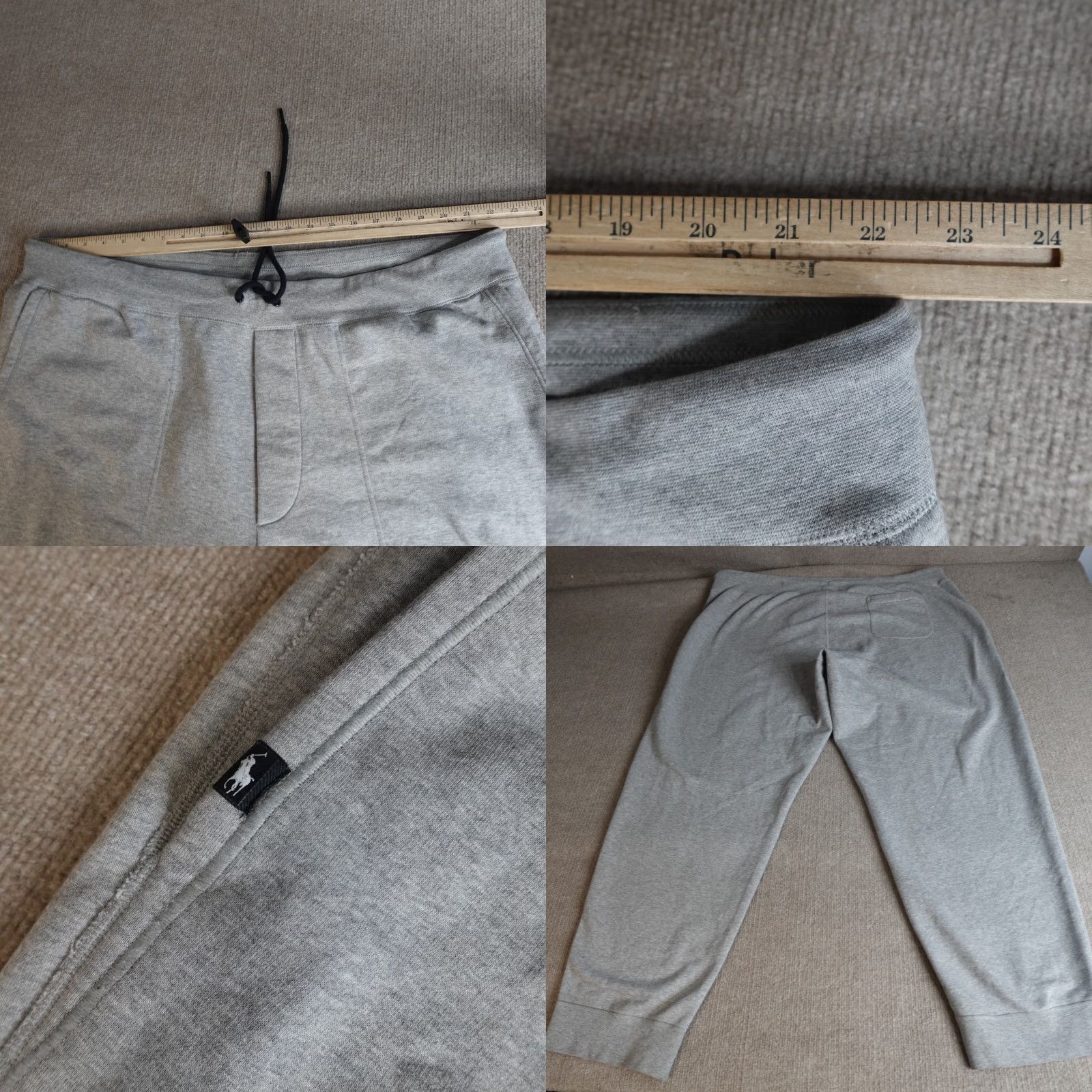 Polo Ralph Lauren Polo Ralph Lauren Polo Sport Pants Jogger 4XB Gray Cotton Blend Drawstring Tapered Inseam 27 in Men Big & Tall Size US XXL / EU 58 / 5 - 8 Thumbnail