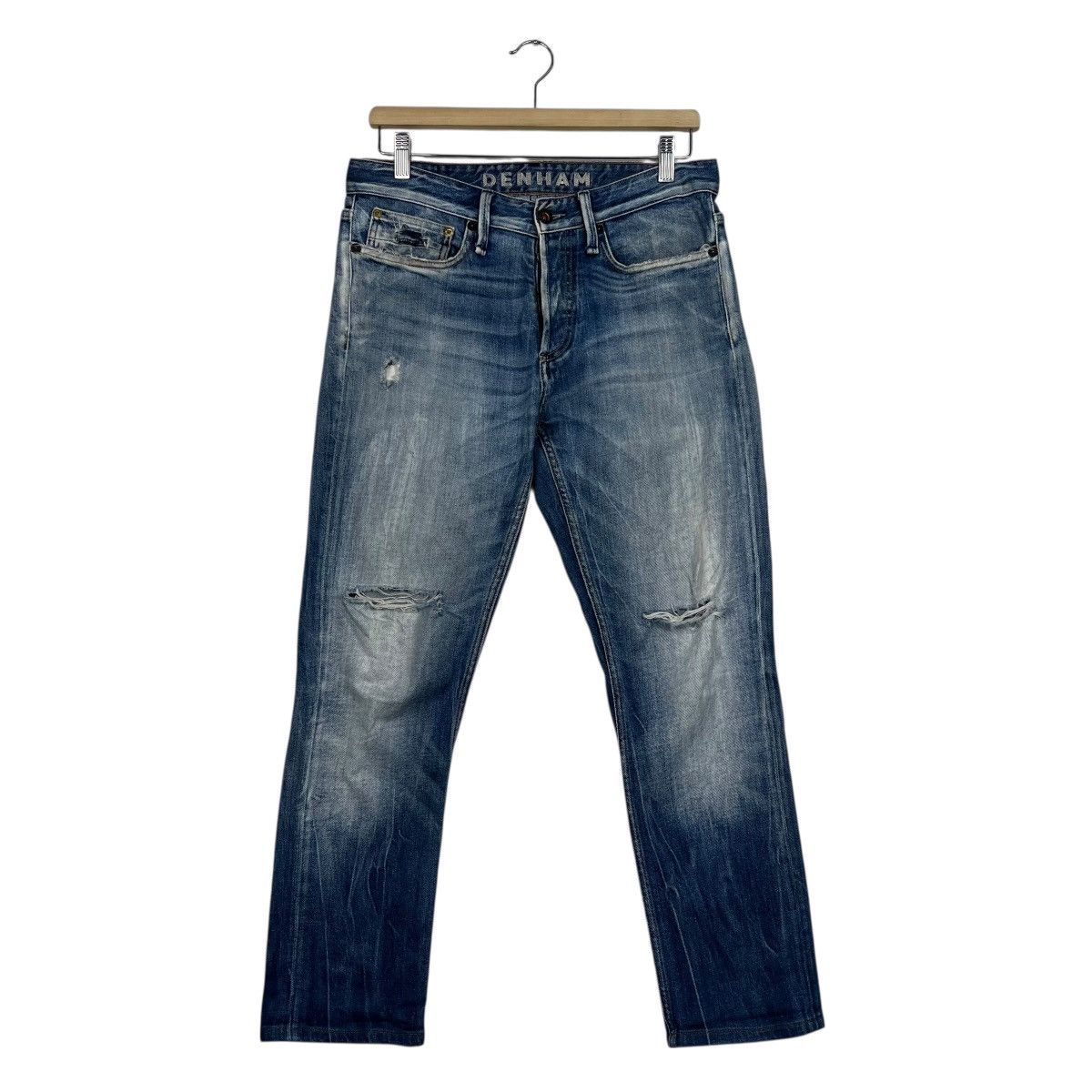 DENHAM Vintage Denham Japan Utility Distressed Denim Jeans Size US 30 / EU 46 - 1 Thumbnail