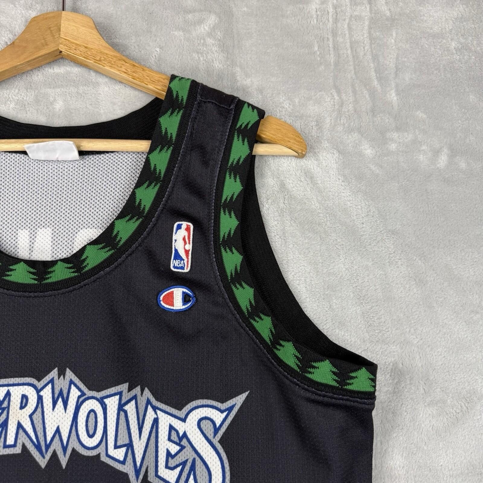Champion MINNESOTA TIMBERWOLVES Jersey CHAMPION Kevin Garnett M Italy Size US M / EU 48-50 / 2 - 8 Thumbnail