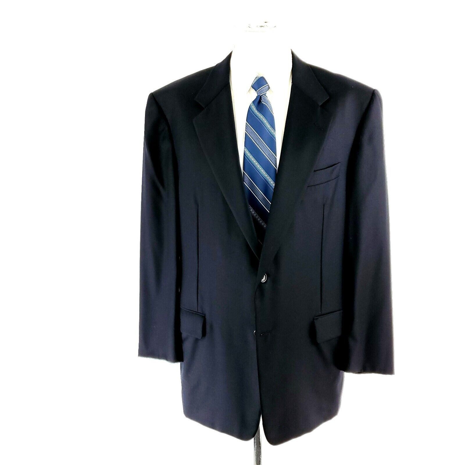 Hickey Freeman Hickey Freeman Boardroom Wool 2 Button Blazer 42R Or Slim Fi Size 42R - 3 Thumbnail