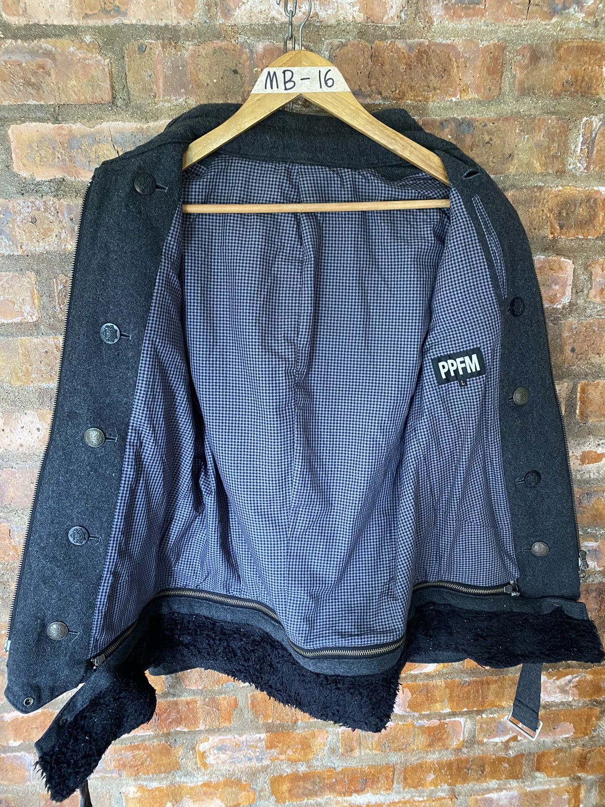 PPFM 2000s PPFM Punk Napoleon Hem removable Wool Jacket Size US M / EU 48-50 / 2 - 20 Thumbnail