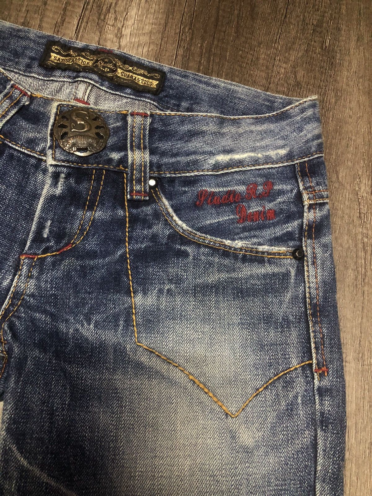 Japanese Brand VINTAGE STUDIO R.P DENIM & CO x RED PEPPER ( UNISEX) Size US 29 - 10 Thumbnail