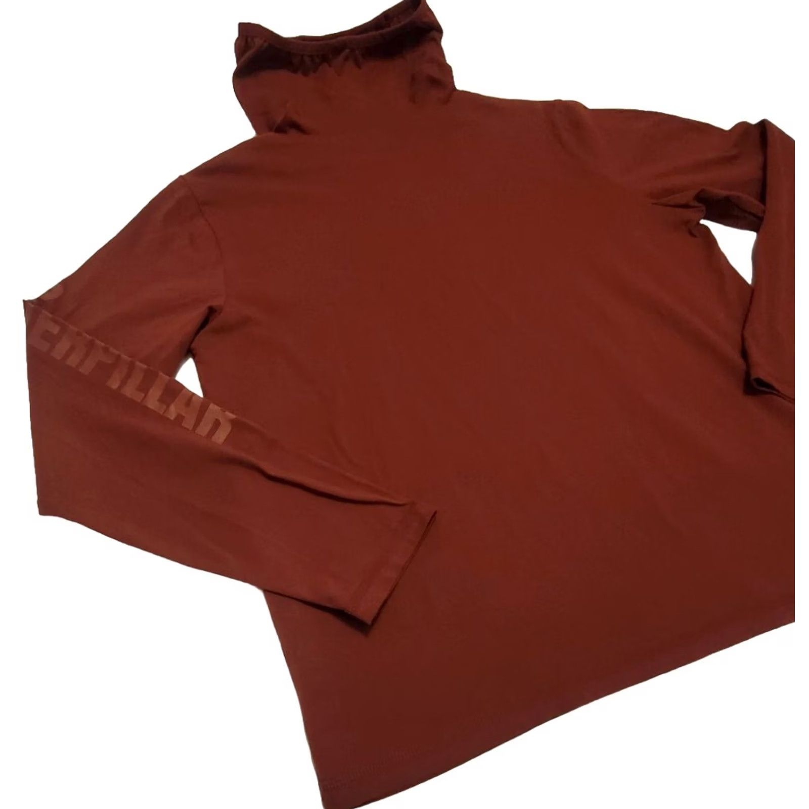 Caterpillar Caterpillar ViralOff Long Sleeve Shirt Unisex Sz L Marroon Red With Gator Mask Size US L / EU 52-54 / 3 - 4 Thumbnail