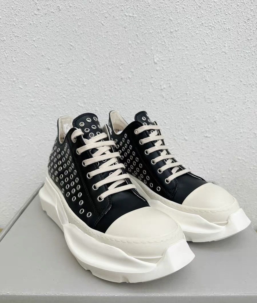 Rick Owens Rick Owens Tractor Turbodark Chuck, Bullet Hole Leather Size US 8 / EU 41 - 2 Thumbnail