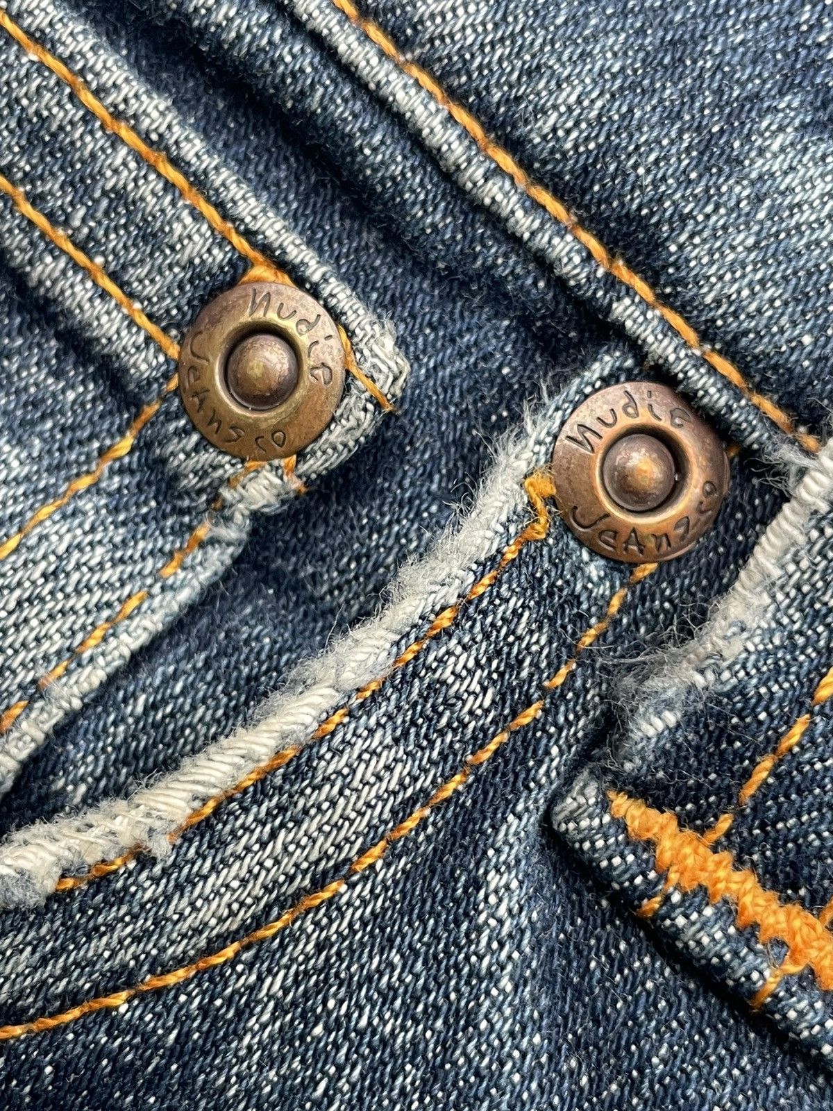 Nudie Jeans Vintage Nudie Faded & Distressed Denim Size US 30 / EU 46 - 21 Thumbnail